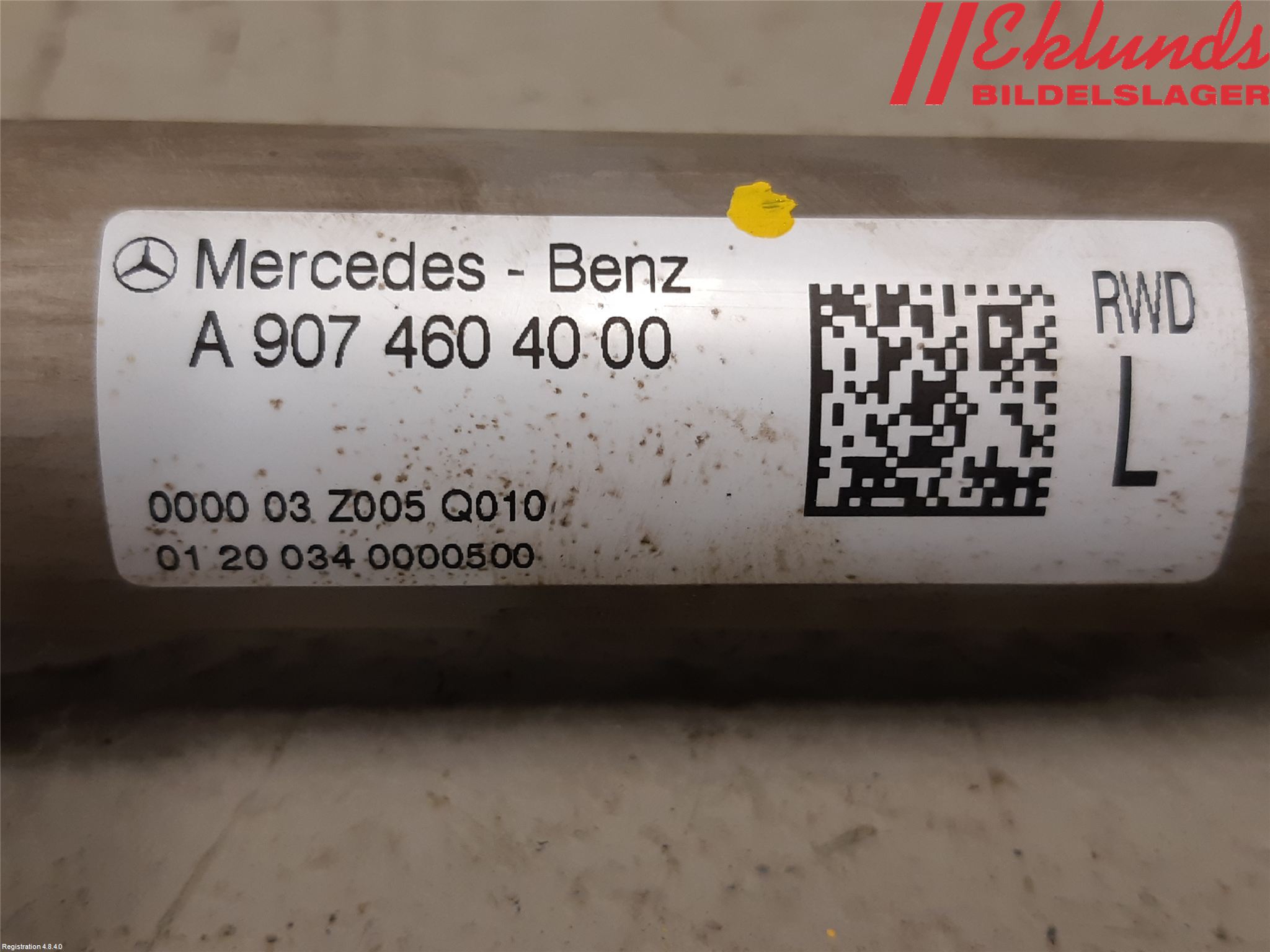 Mercedes-Benz MB SPRINTER (W907/W910) 19- Rattaxelknut