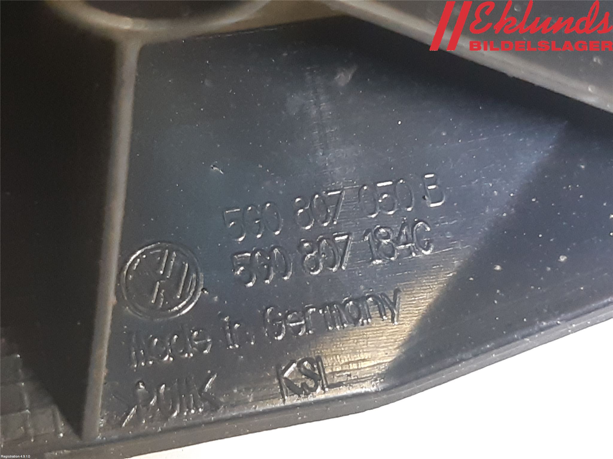 Volkswagen VW GOLF / E-GOLF VII 13-20 Stötfångarfäste Fram Hö