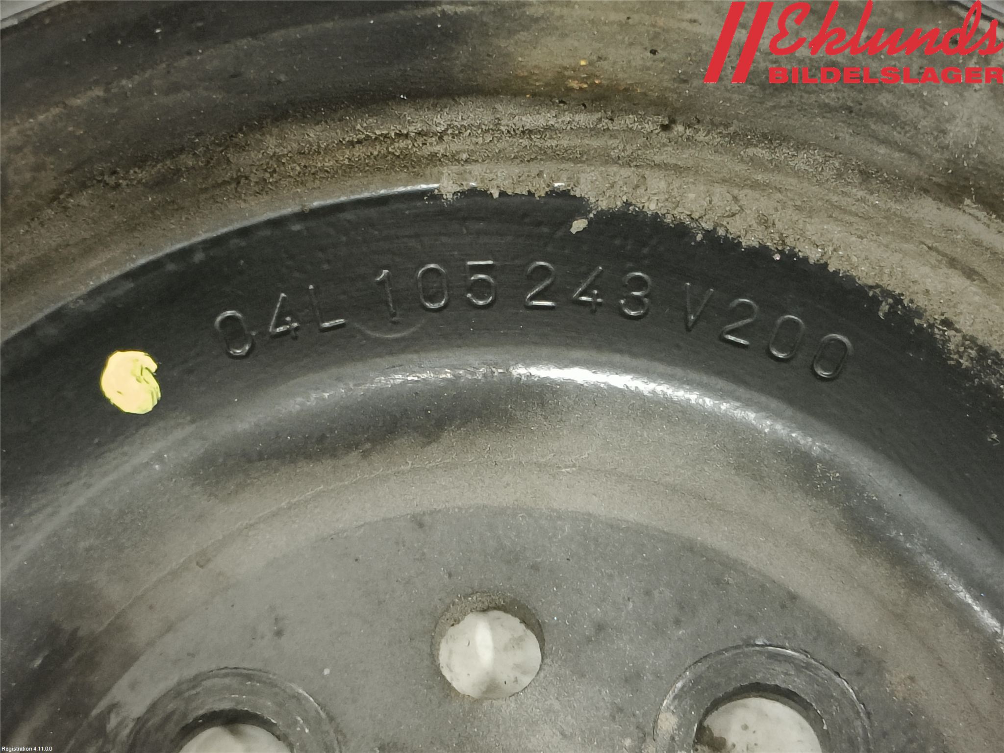 Volkswagen VW PASSAT 15-19 Remskiva