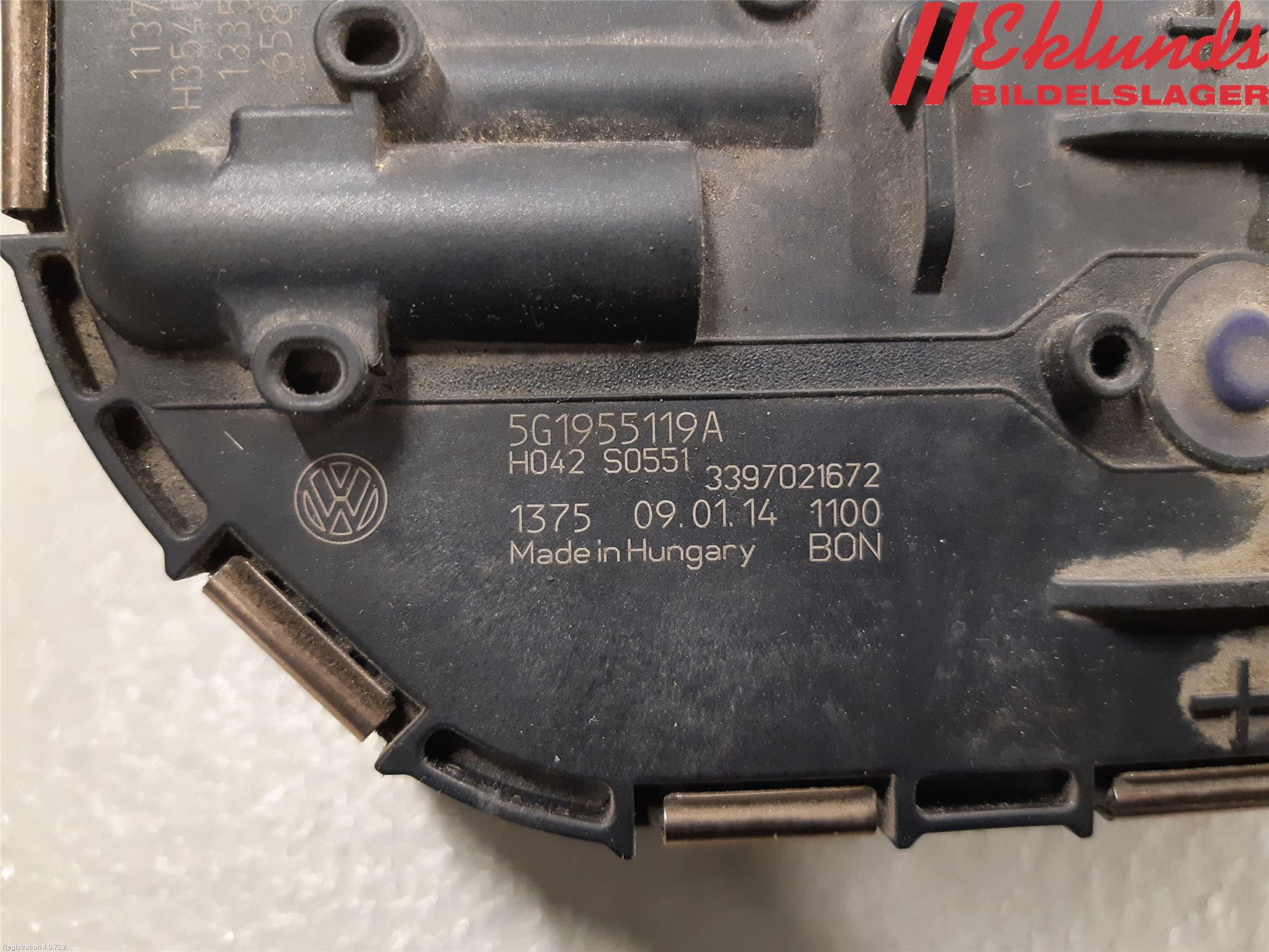 Volkswagen VW GOLF / E-GOLF VII 13-20 Torkarmotor Vindruta
