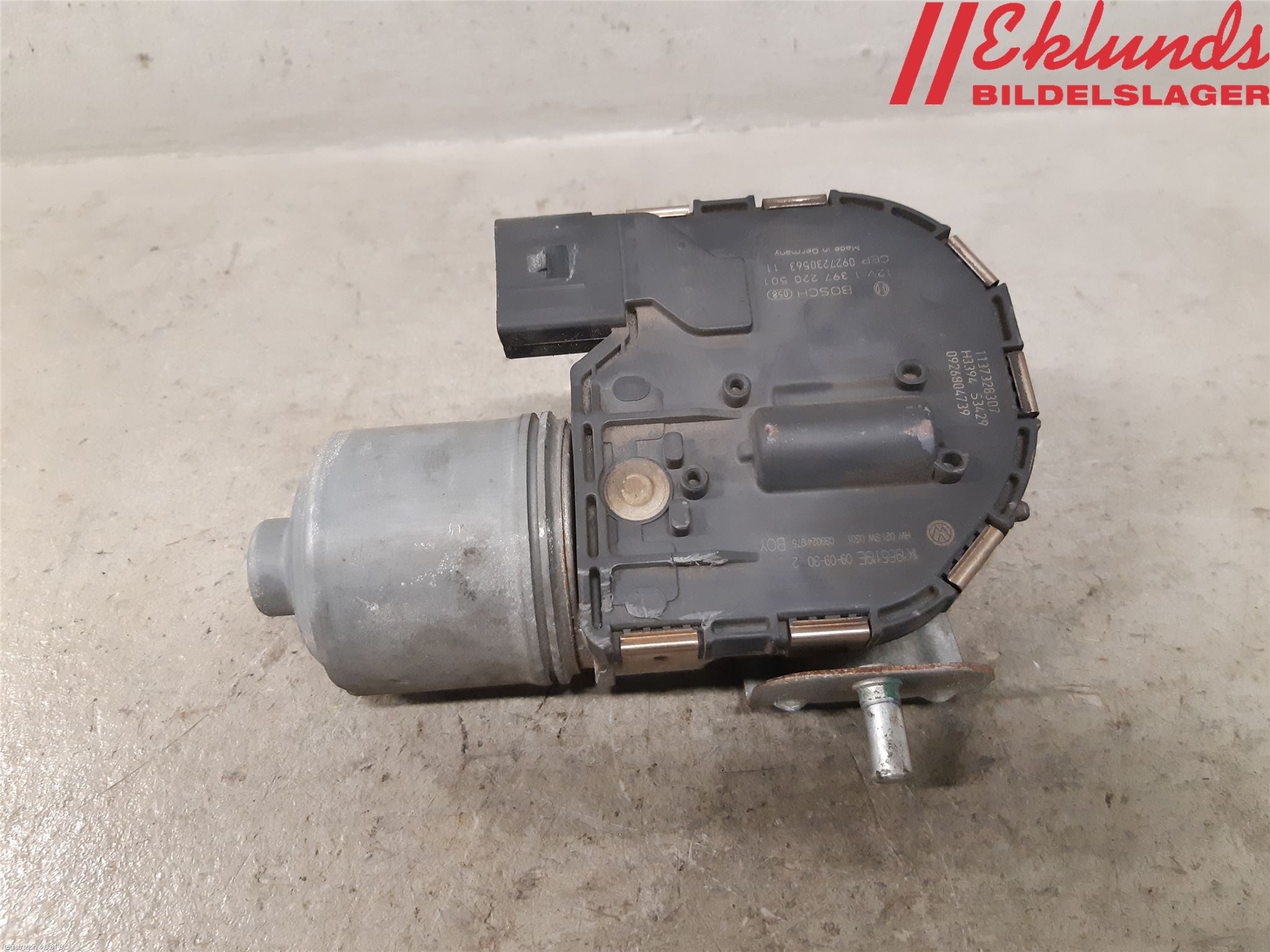 Volkswagen VW GOLF VI 09-13 Torkarmotor Vindruta
