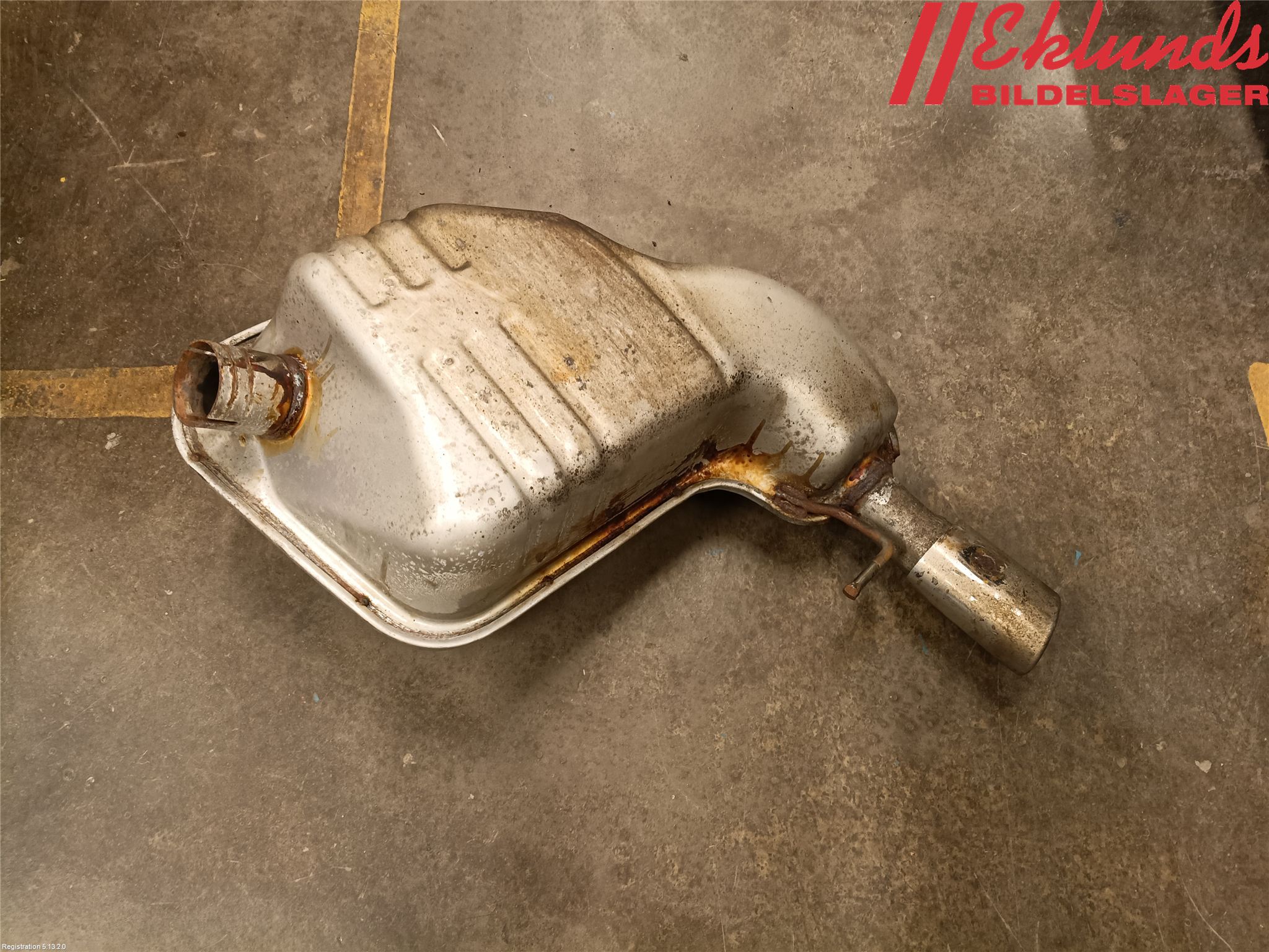 Volvo S60 01-04 Avgas Bakre Dämpare