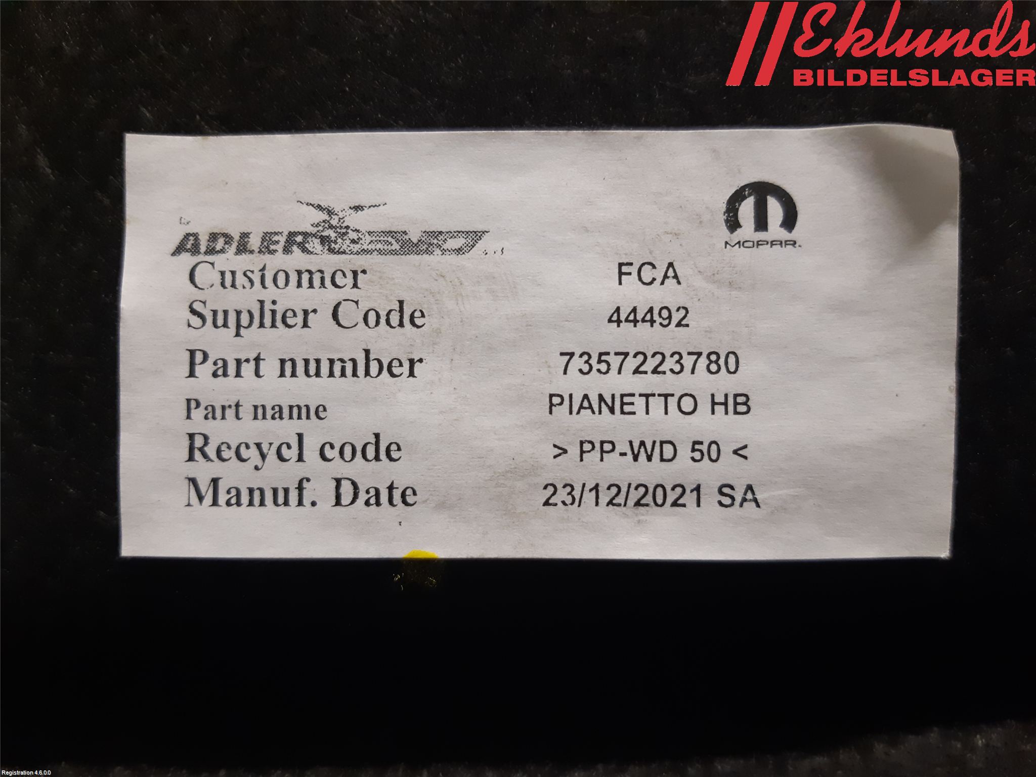 Fiat 500e 20- Hatthylla