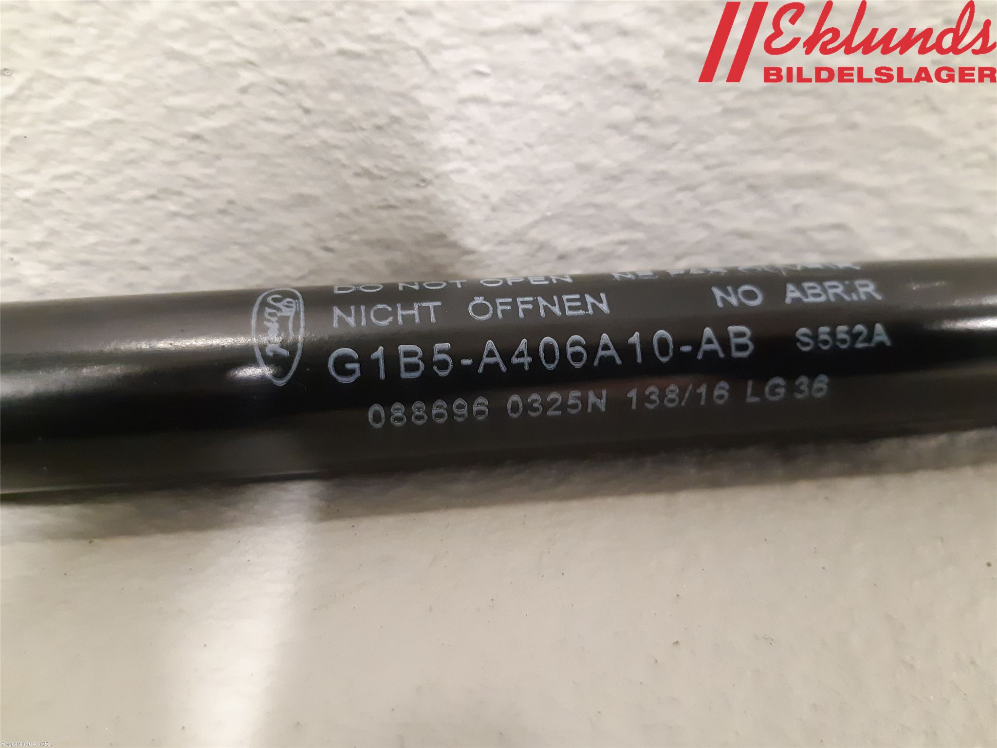 Ford KA+ 16-20 Gasfjäder Baklucka