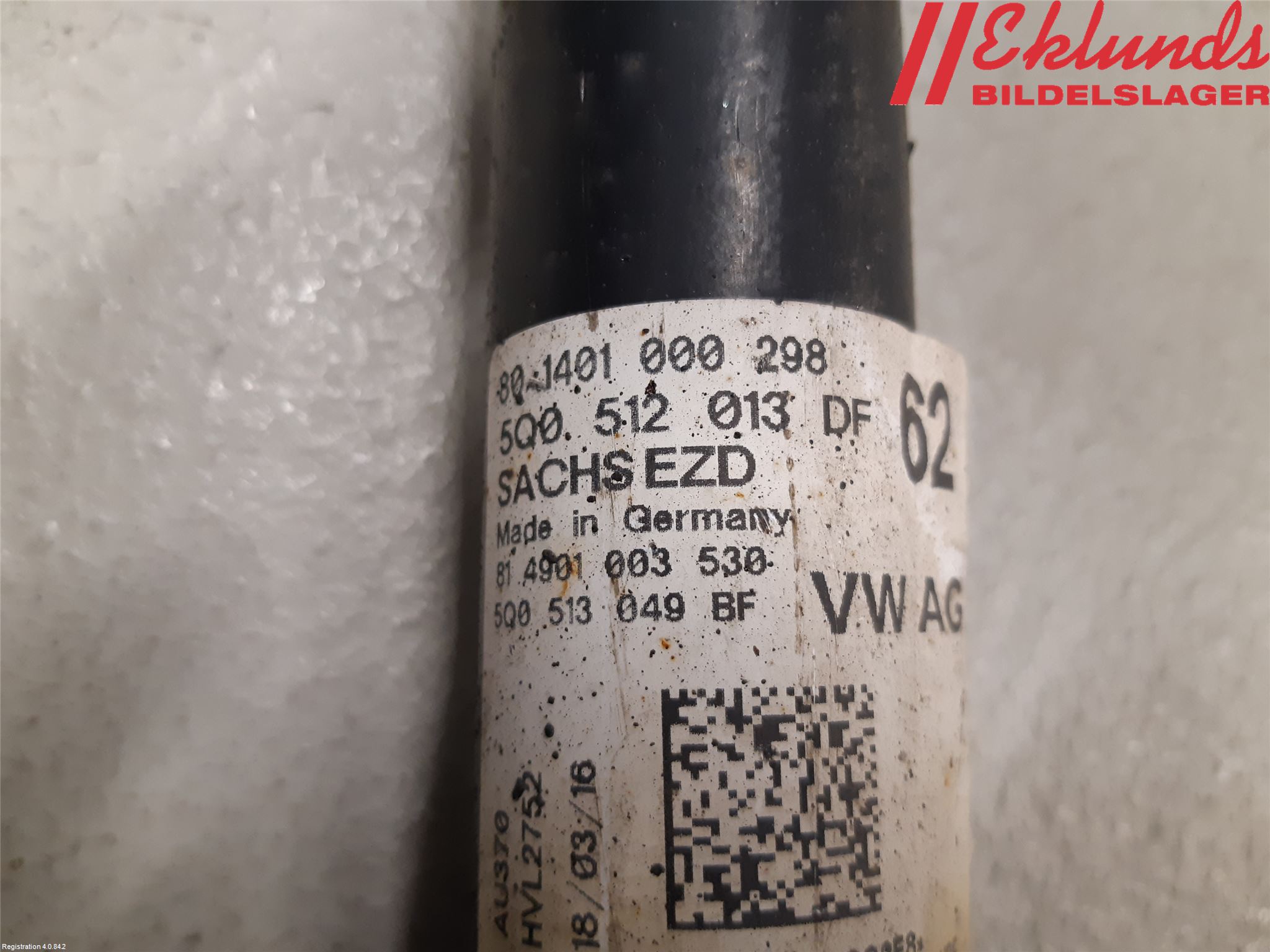 Audi A3/S3 8V 13-20 Stötdämpare Bak