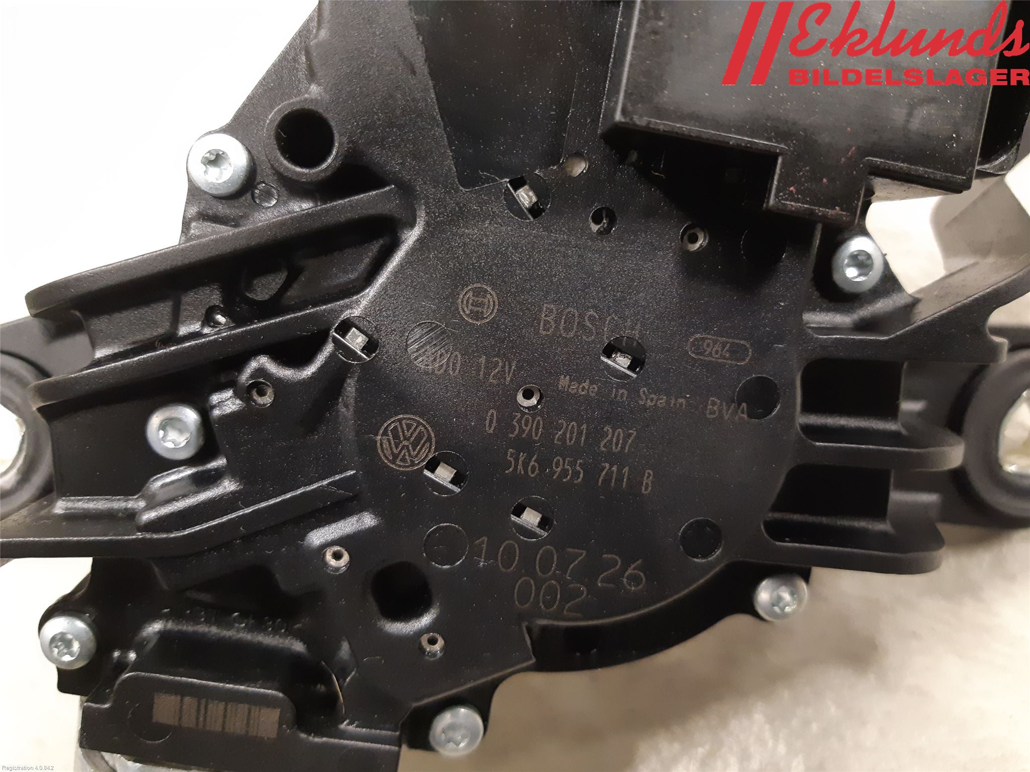 Volkswagen VW TOURAN 10-15 Torkarmotor Baklucka