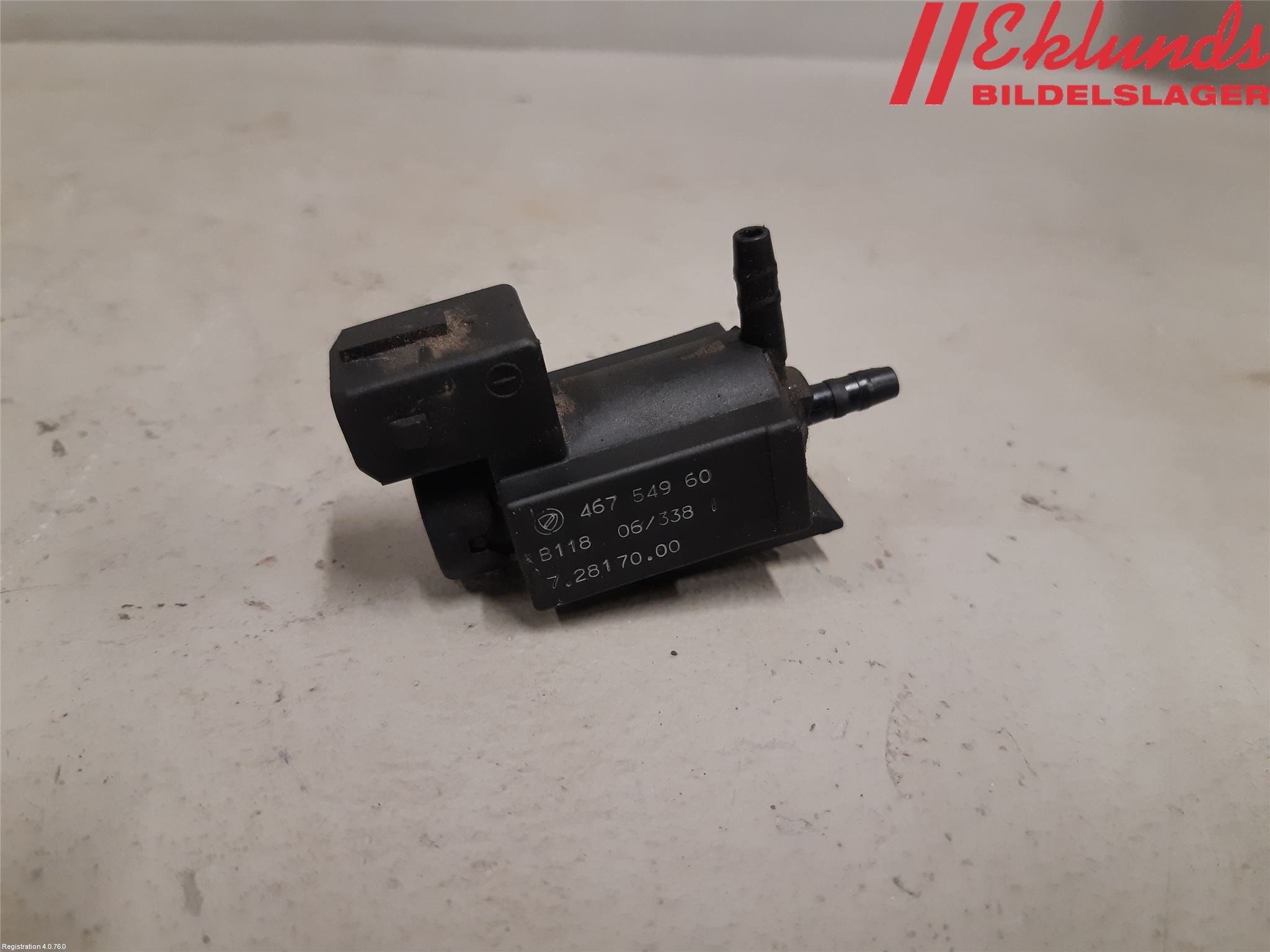 Opel CORSA D 07-14 Vakuumventil