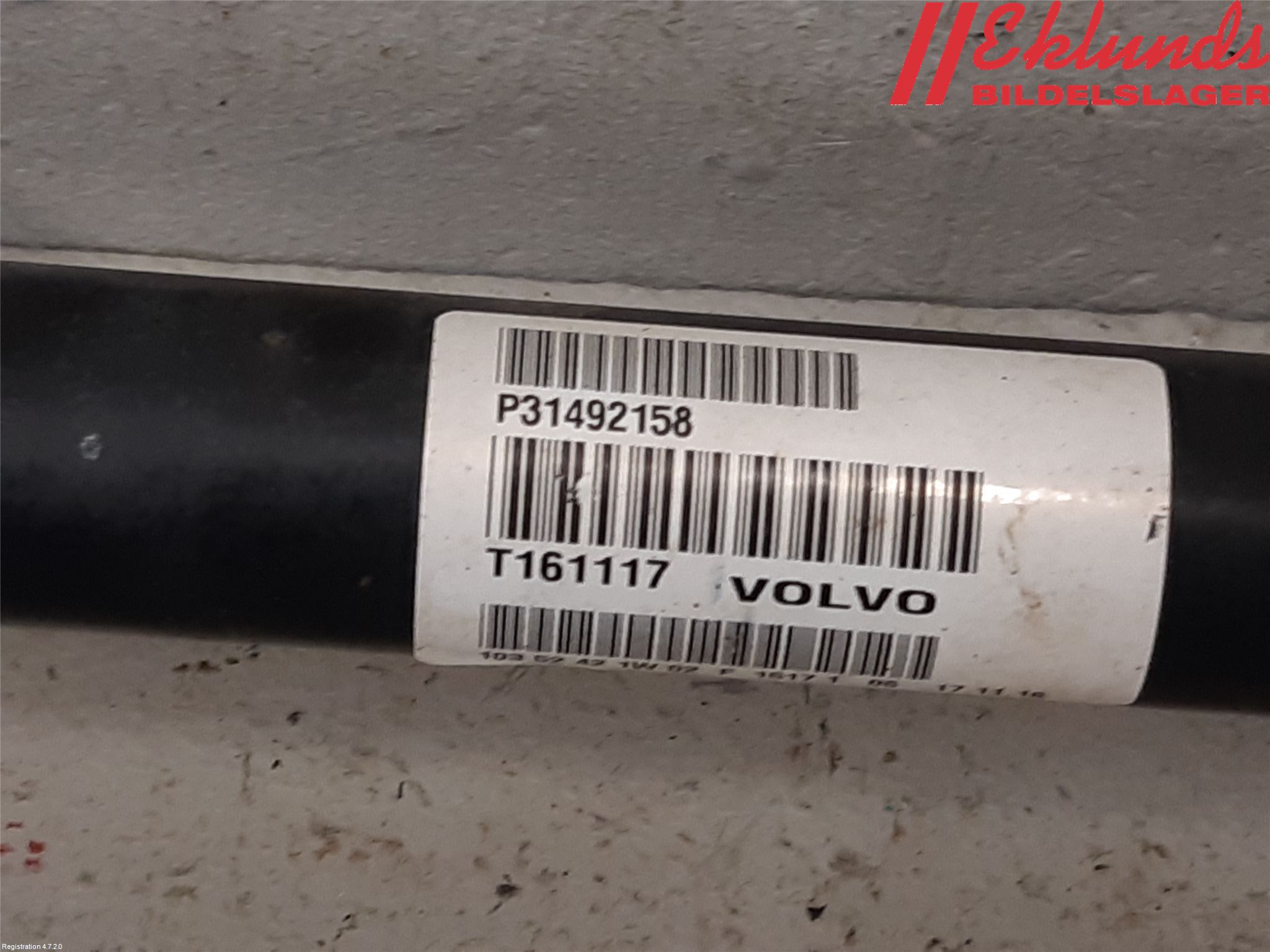 Volvo XC90/RECHARGE 16- Drivaxel Bak Höger