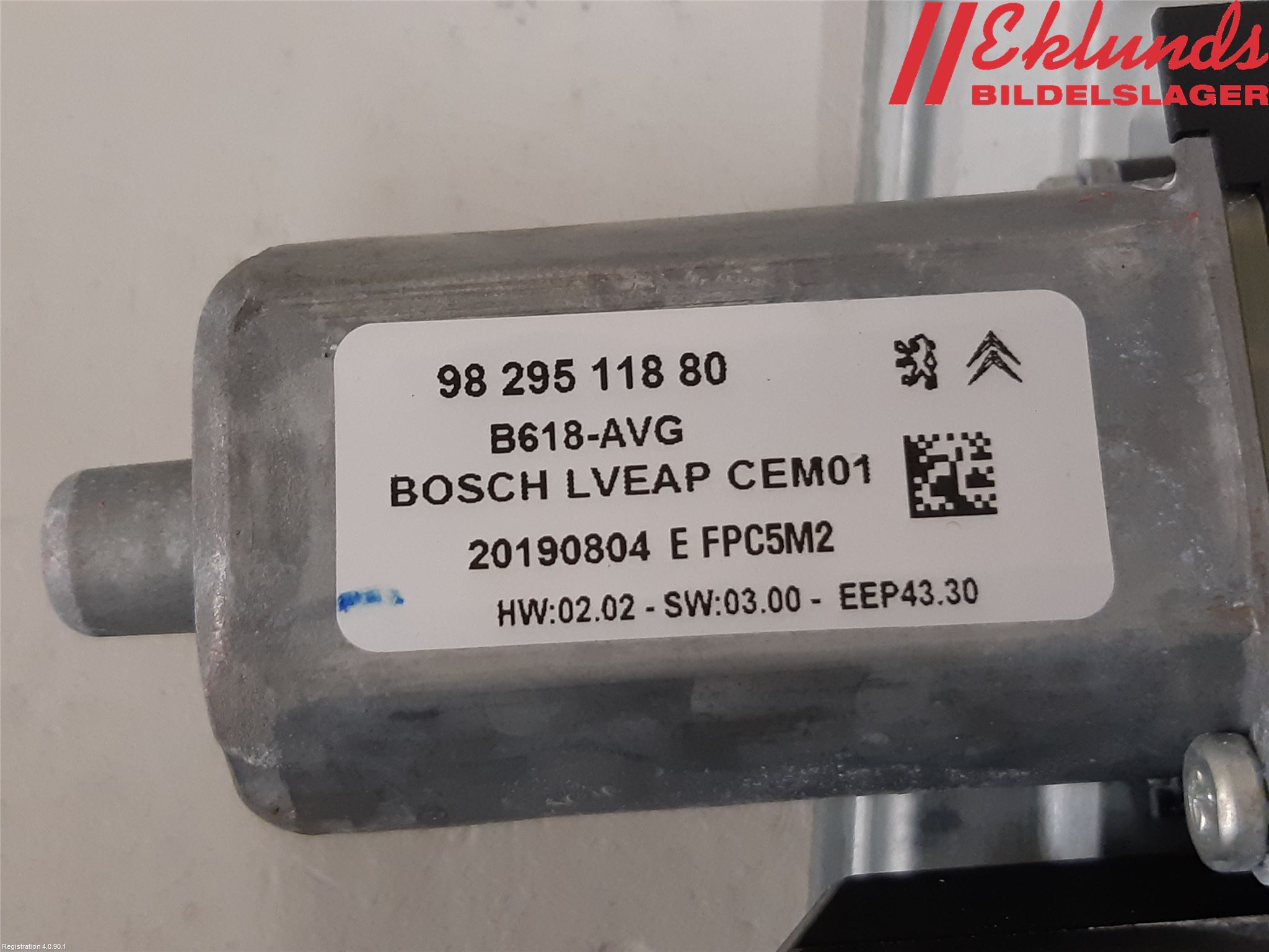 Citroen COTROEN C3 17-24 Fönsterhiss El Kompl