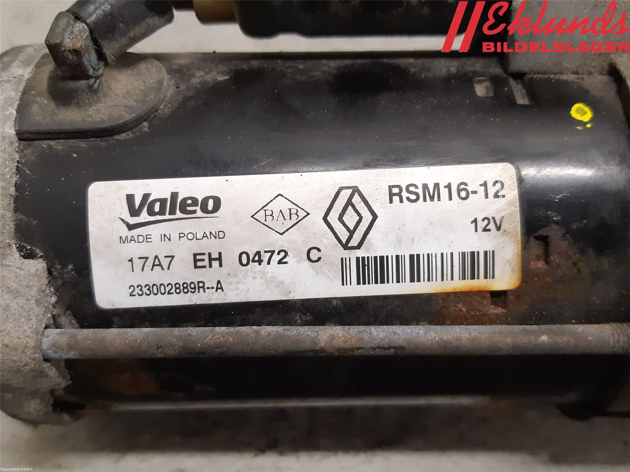 Fiat TALENTO 16- Startmotor Diesel