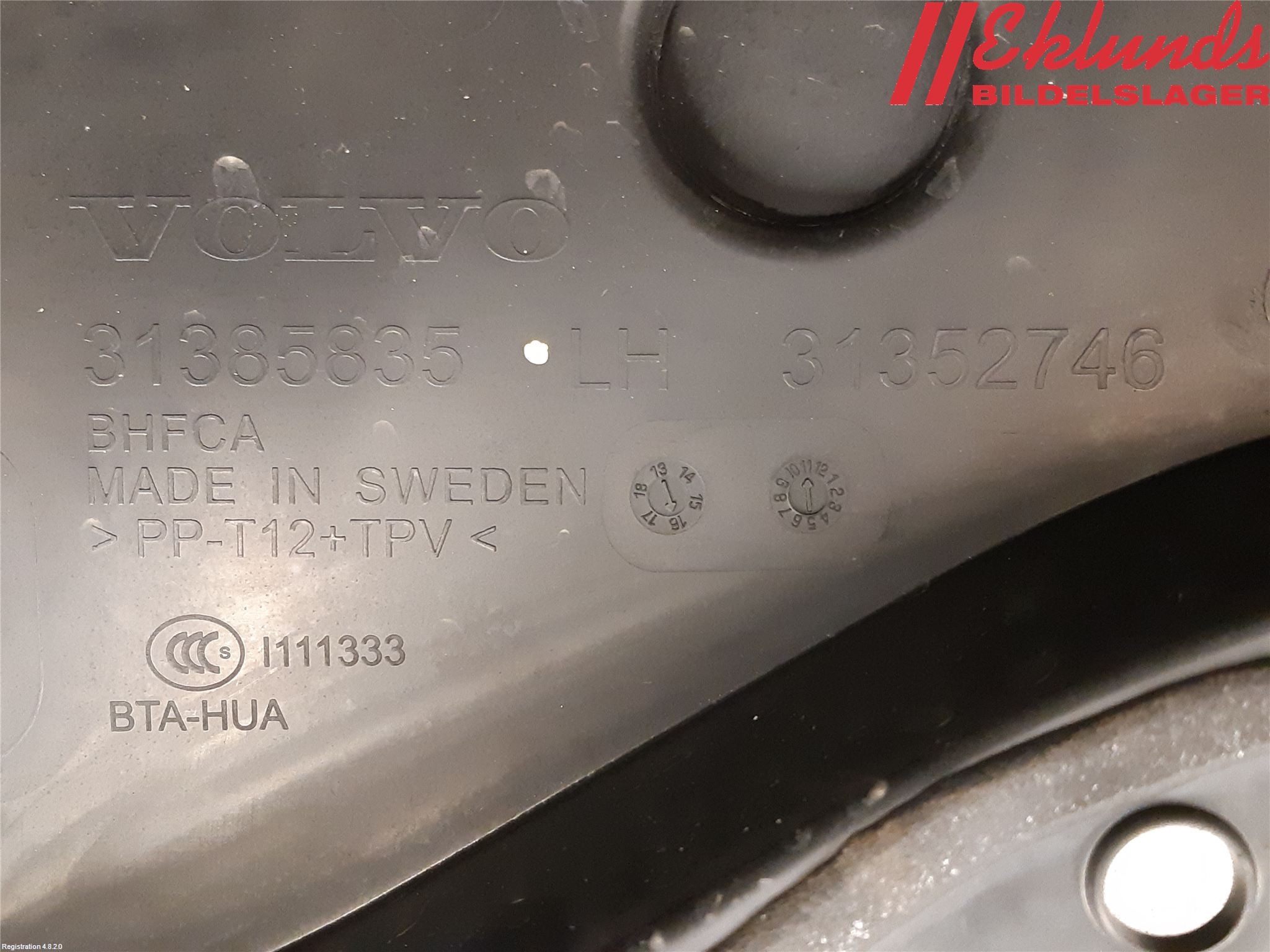Volvo XC90/RECHARGE 16- Torpedplåt-Torpedplast