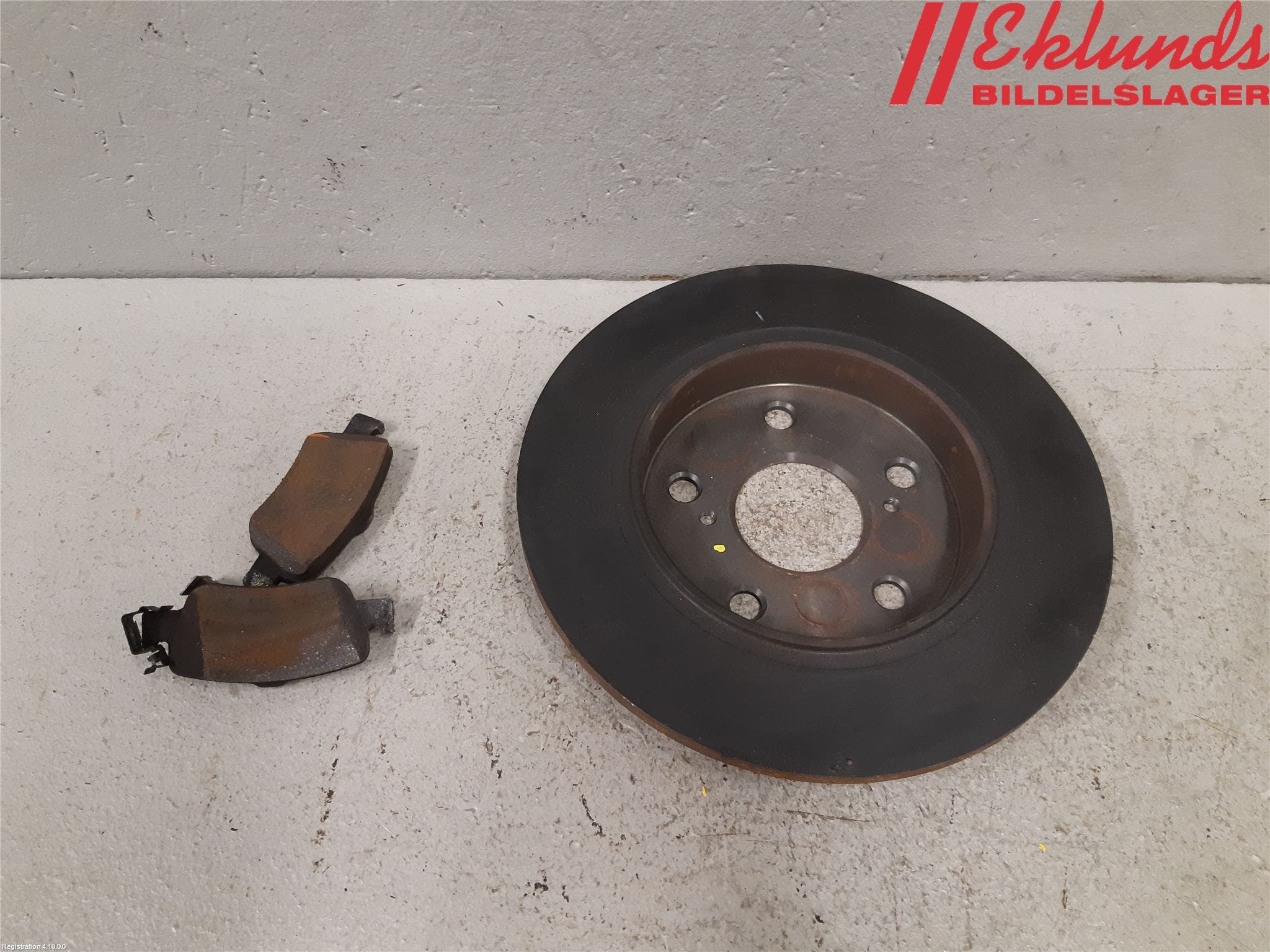 Toyota AURIS 10-12 Bromsskiva Bak