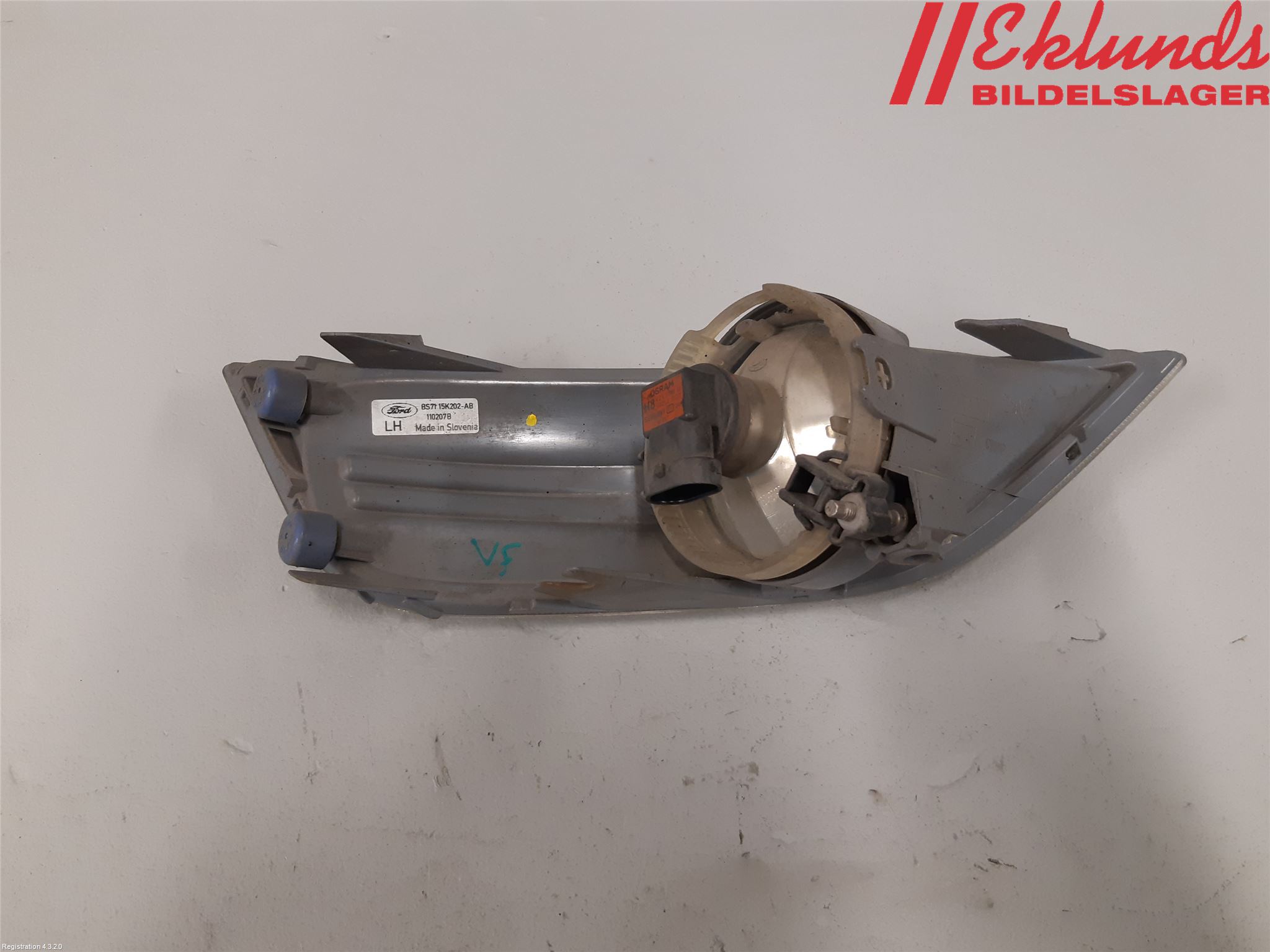 Ford MONDEO 07-15 Dimljus-Varselljus Fram