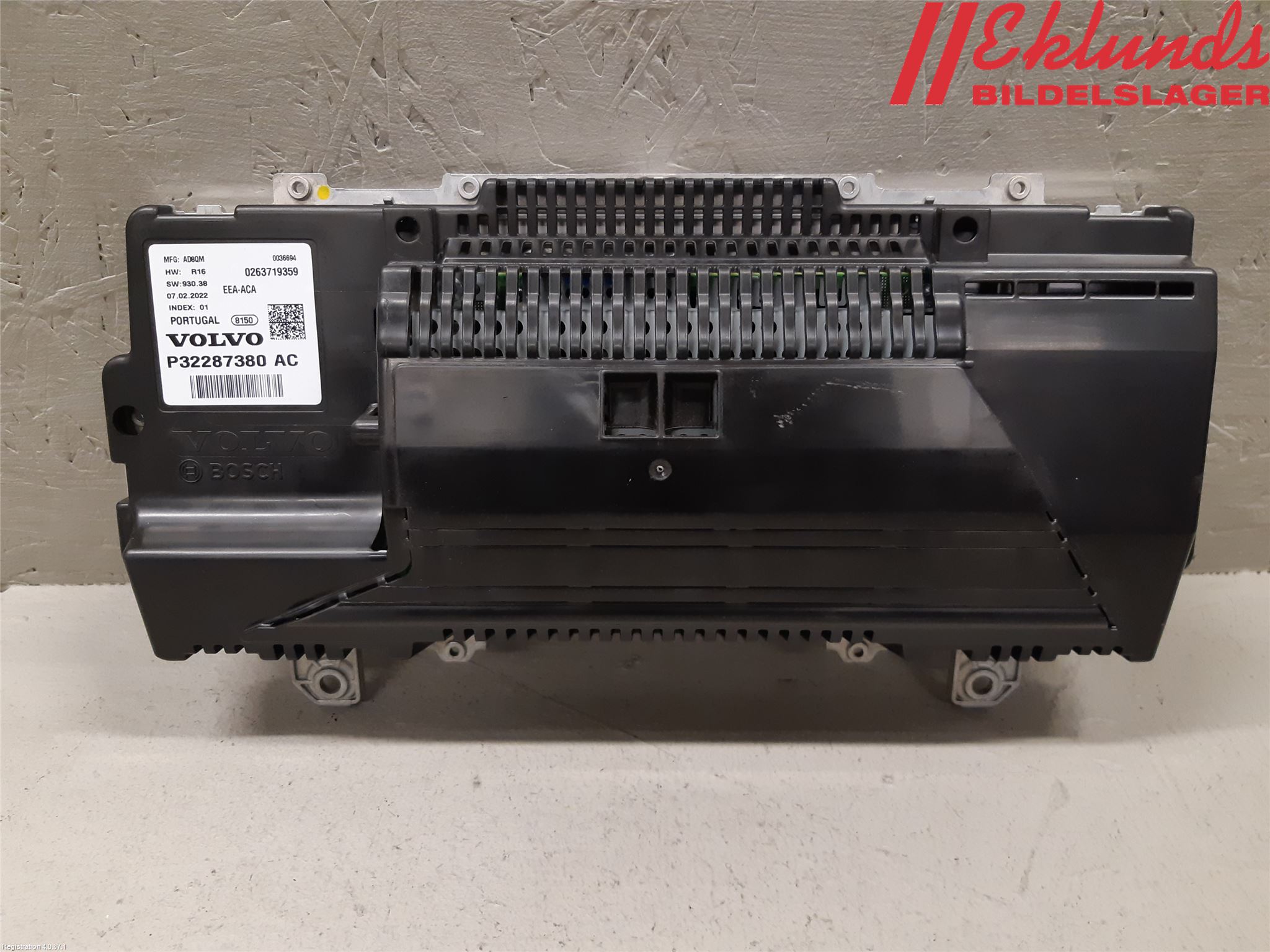 Volvo V60 19- Instrument Komb