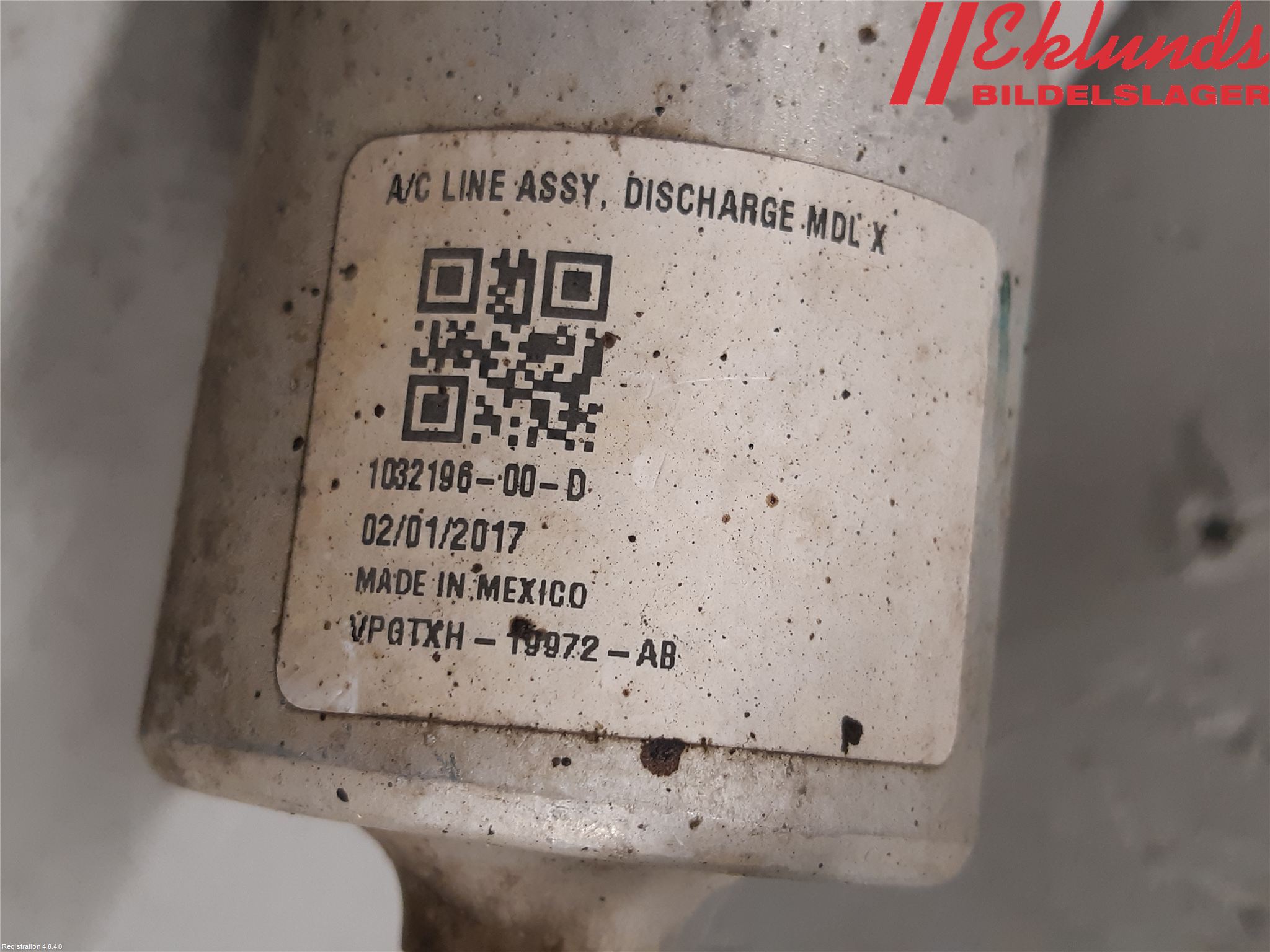 Tesla MODEL X 16- Ac Slang-Rör