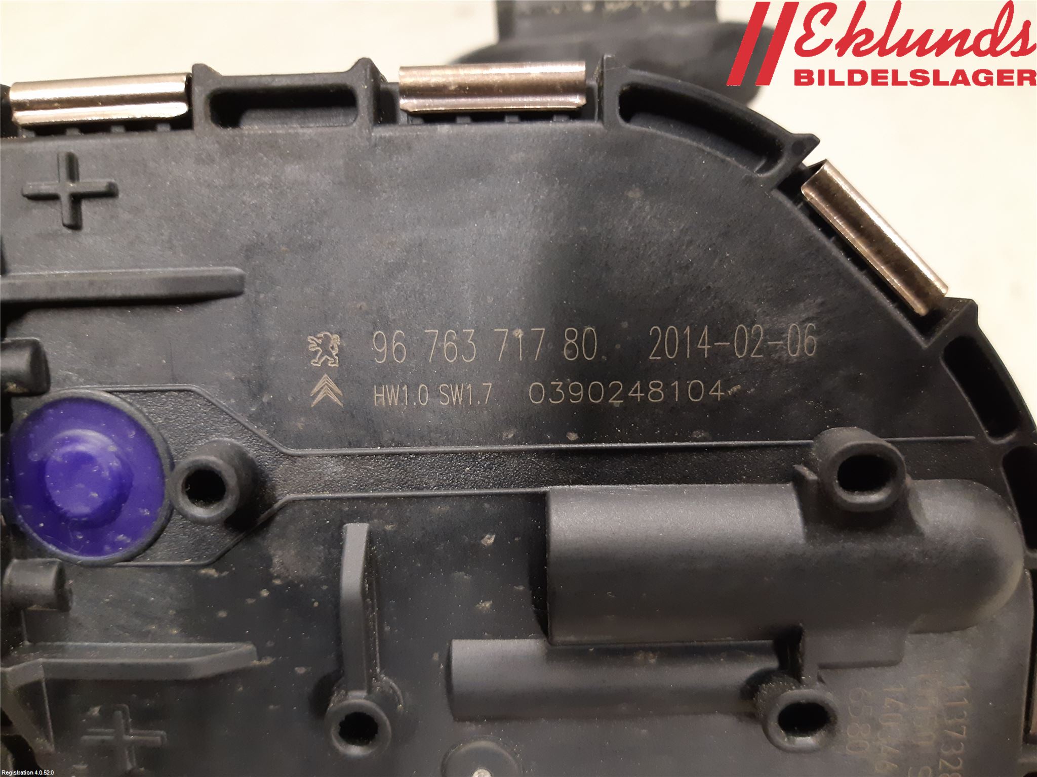 Citroen C4 GRAND PICASSO 14-18 Torkarmotor Vindruta