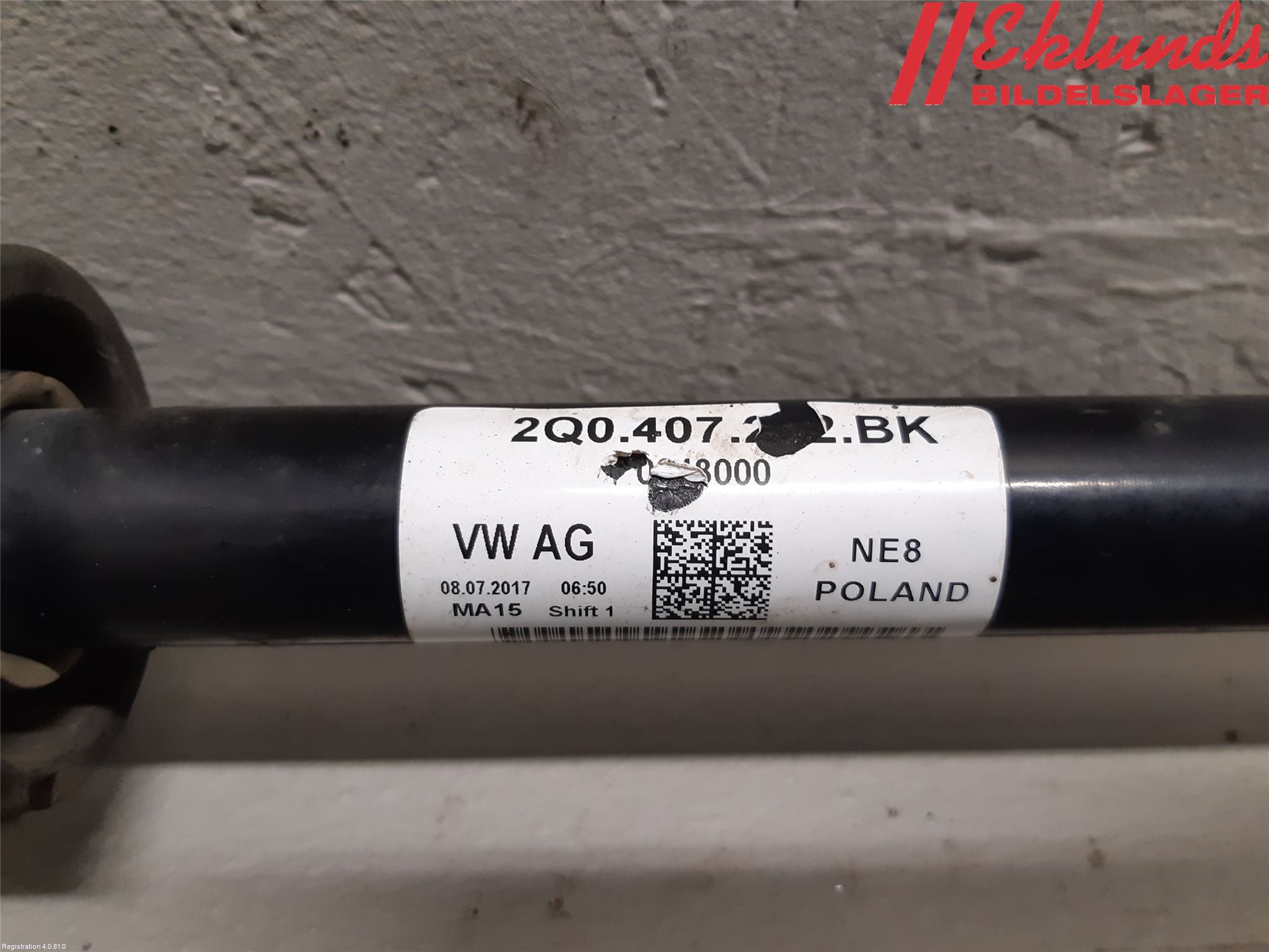 Seat IBIZA V 17-20 Drivaxel Fram Höger