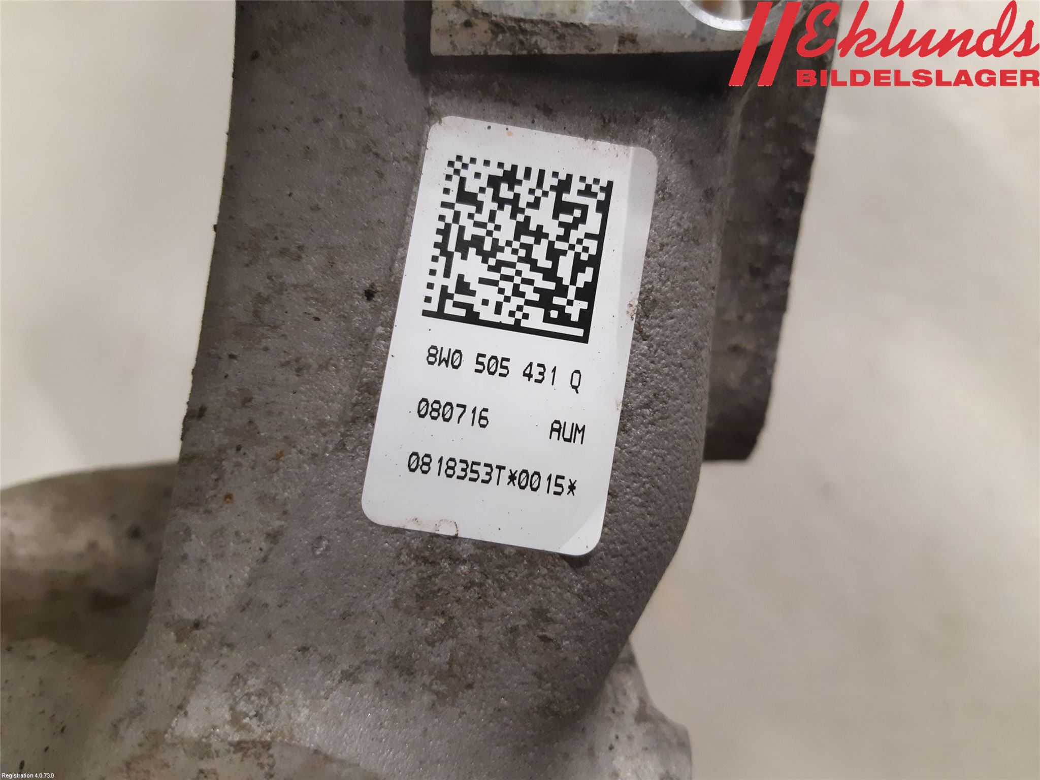 Audi A4/S4 B9 16-19 Hjullagerhus-Spindel Vä B