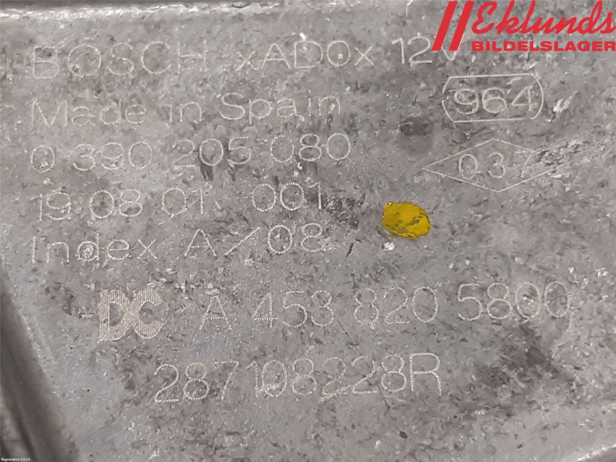 Renault CLIO/E-TECH V 20- Torkarmotor Baklucka