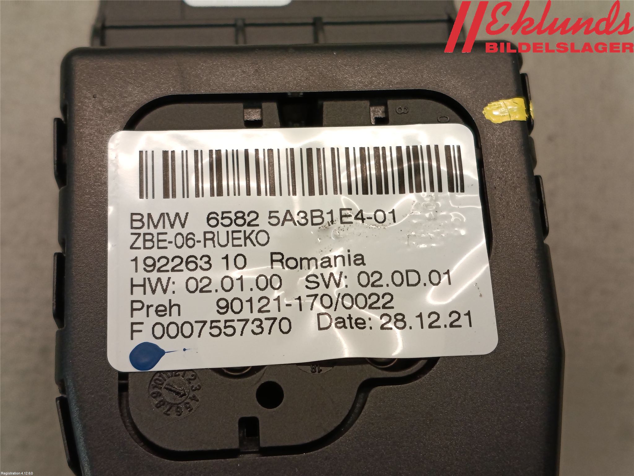 BMW i3 I01 13-22 Strömställare Multifunktion
