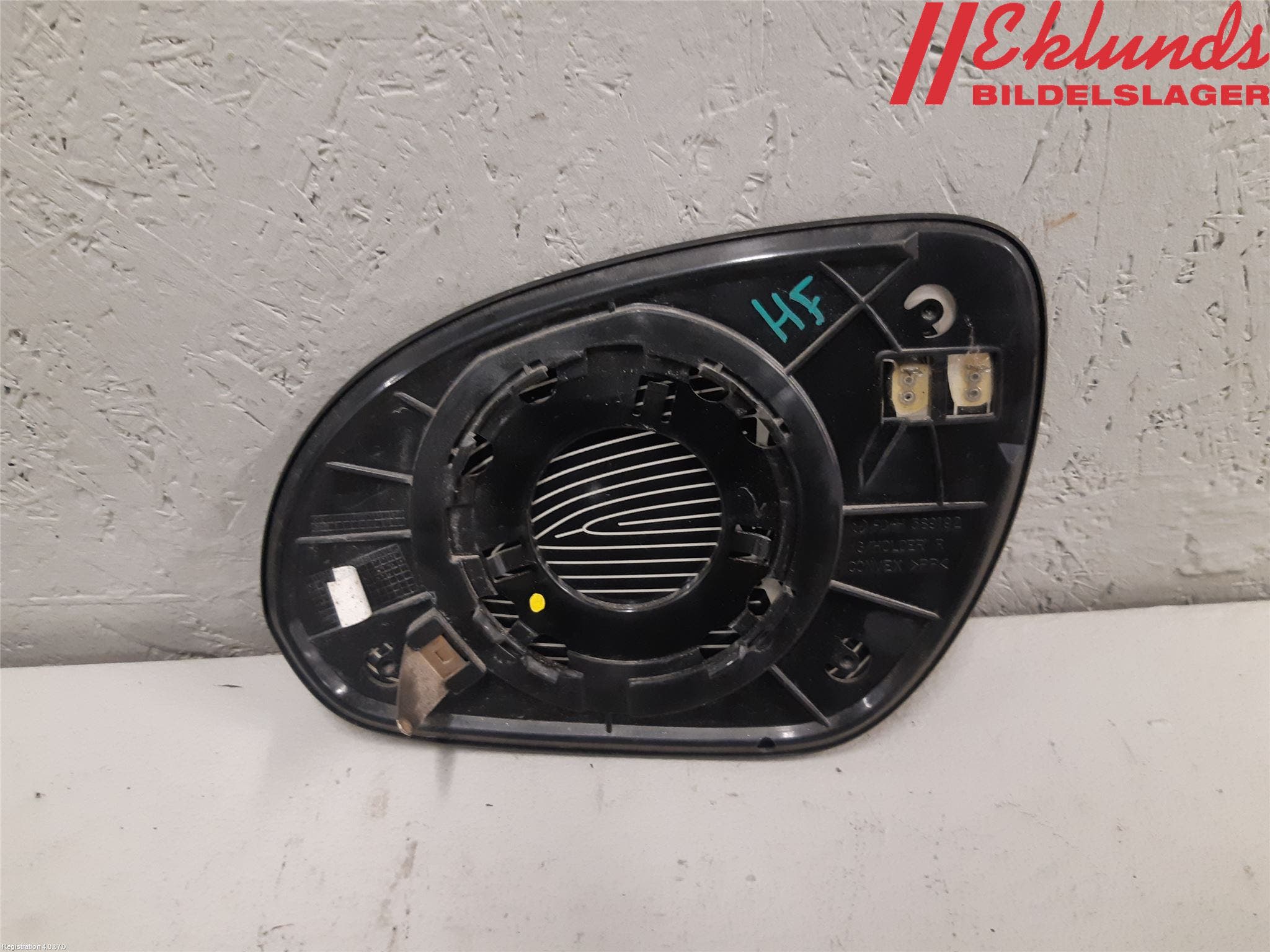 Hyundai i30 FD 07-12 Spegelglas Hö