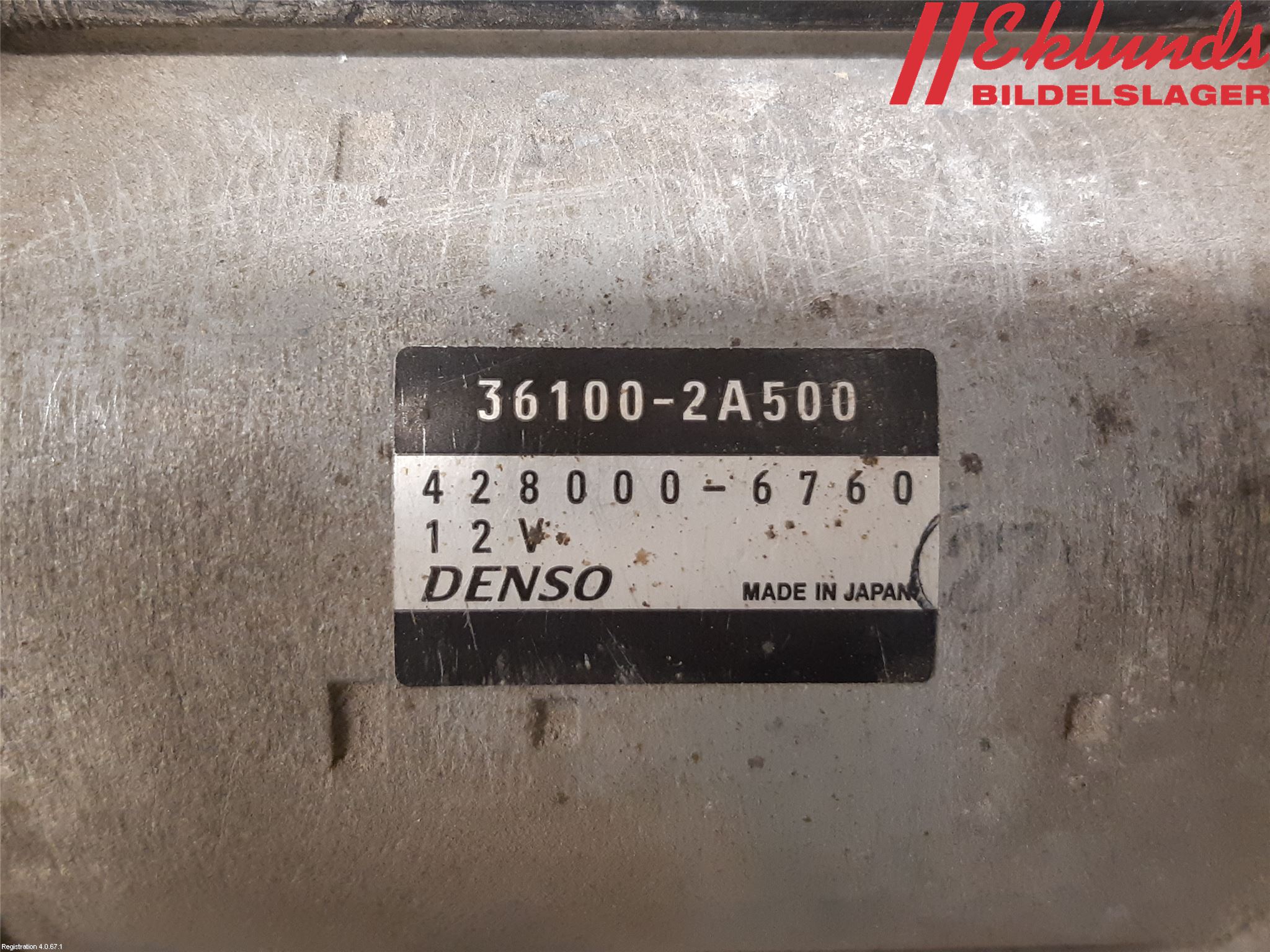 Kia CEED 06-12 Startmotor Diesel
