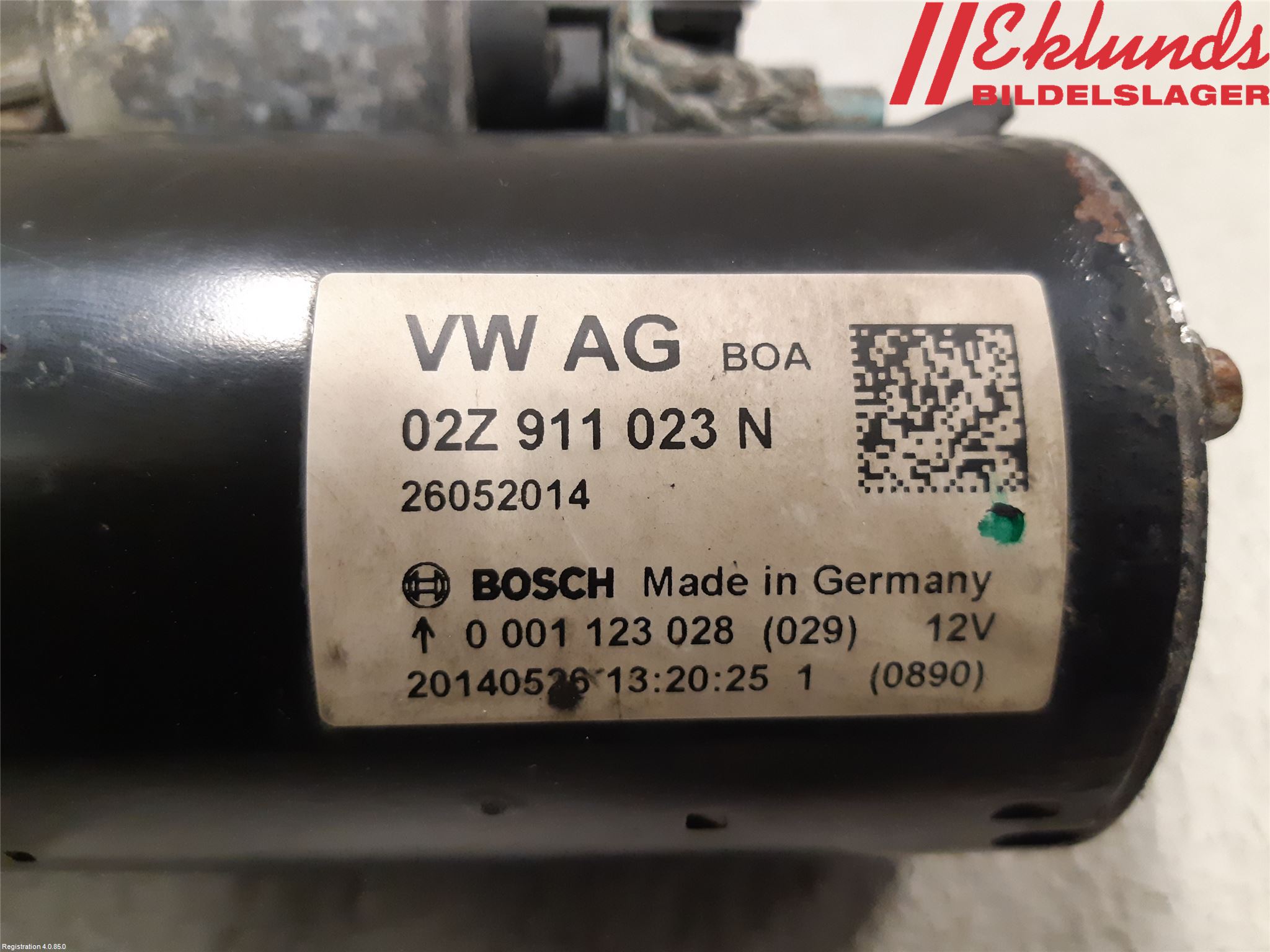Volkswagen VW CADDY 11-15 Startmotor Diesel
