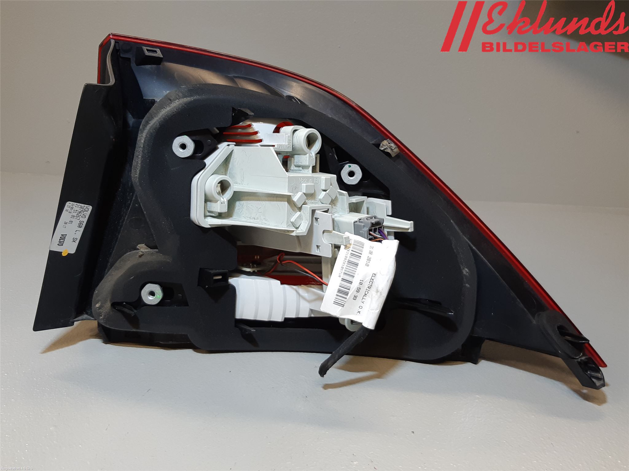 Volvo S60 11-13 Bakljus Vänster