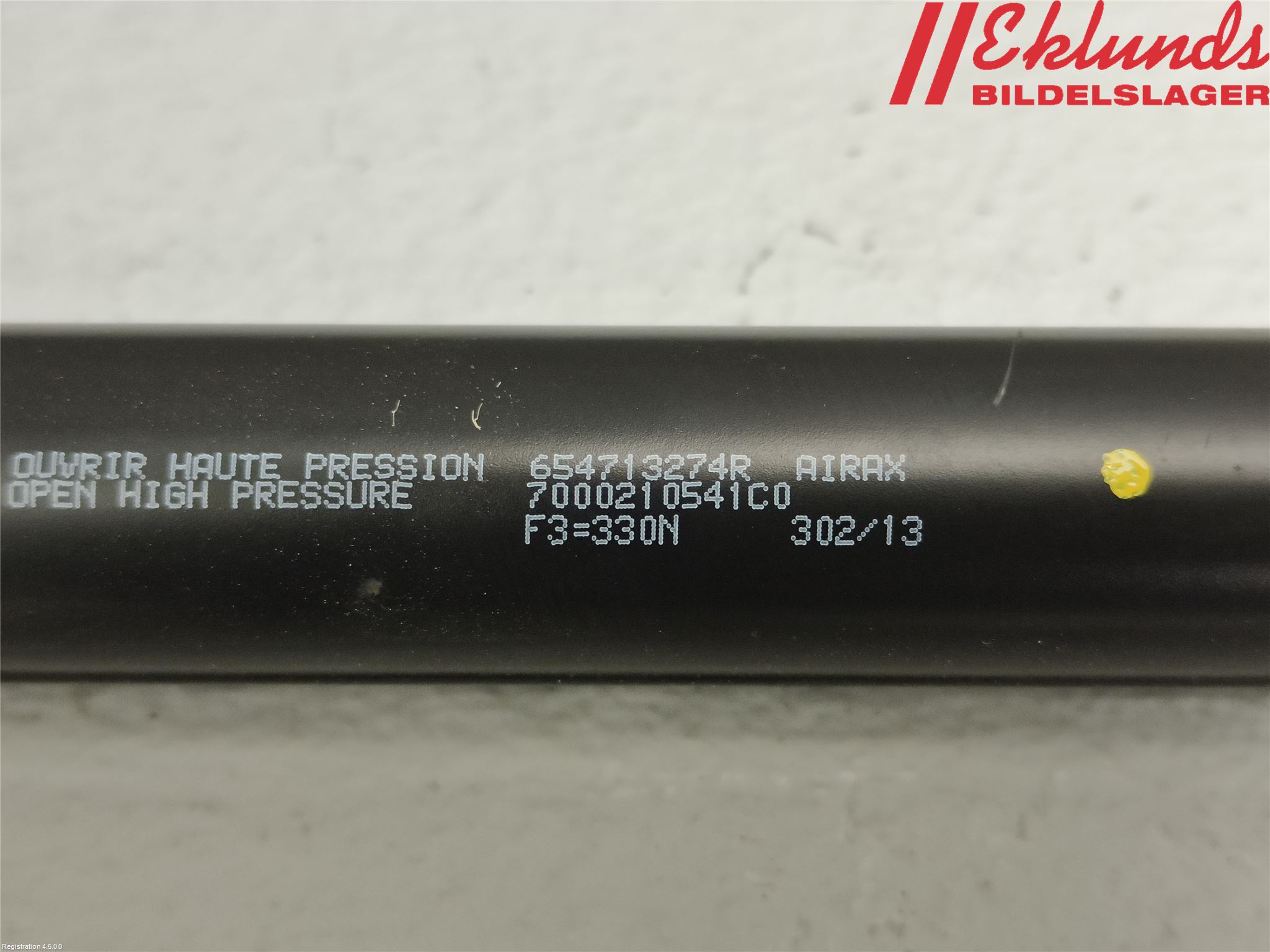 Dacia LOGAN MCV/STEPWAY Gasfjäder Motorhuv