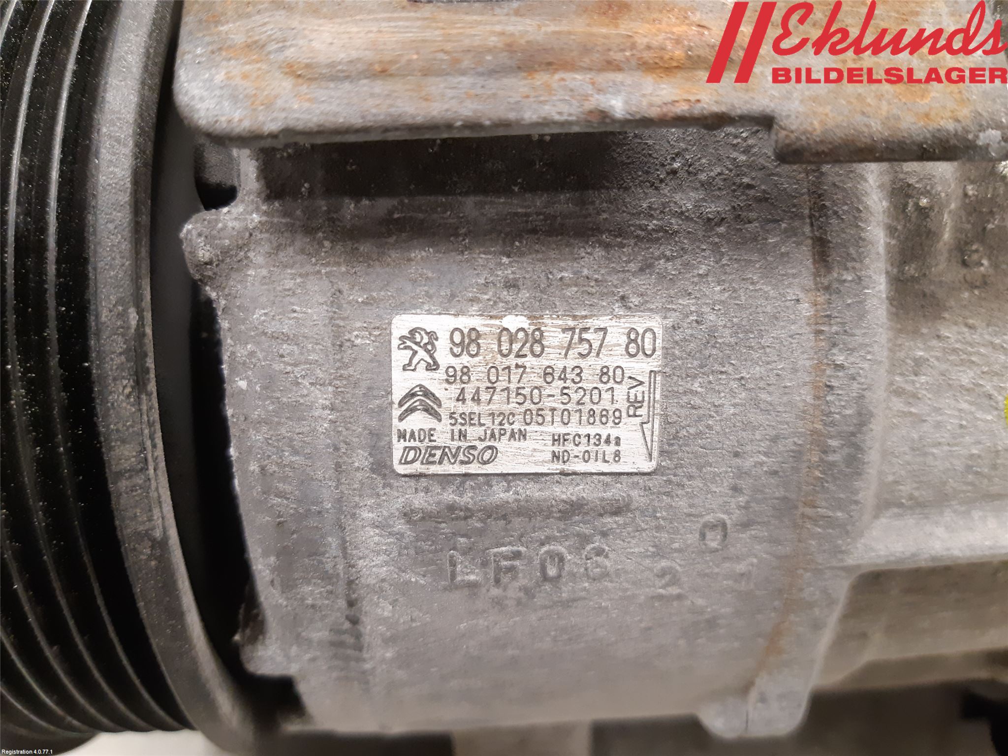 Citroen BERLINGO 08-18 Ac Kompressor