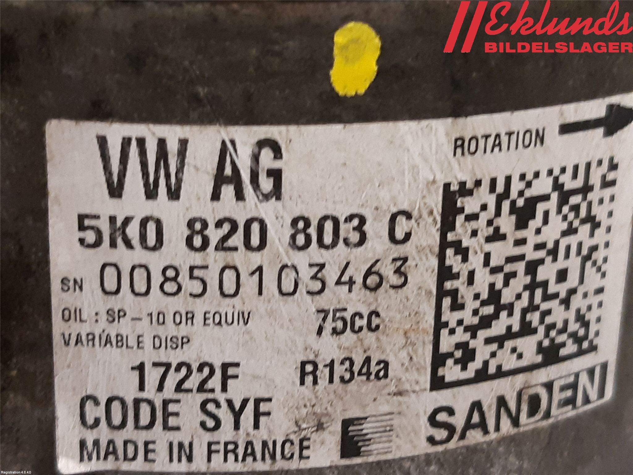 Audi A1/S1 11-18 Ac Kompressor