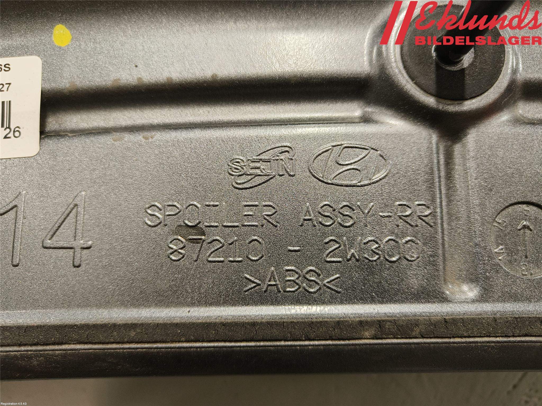 Hyundai SANTA FE 13-18 Spoiler Baklucka