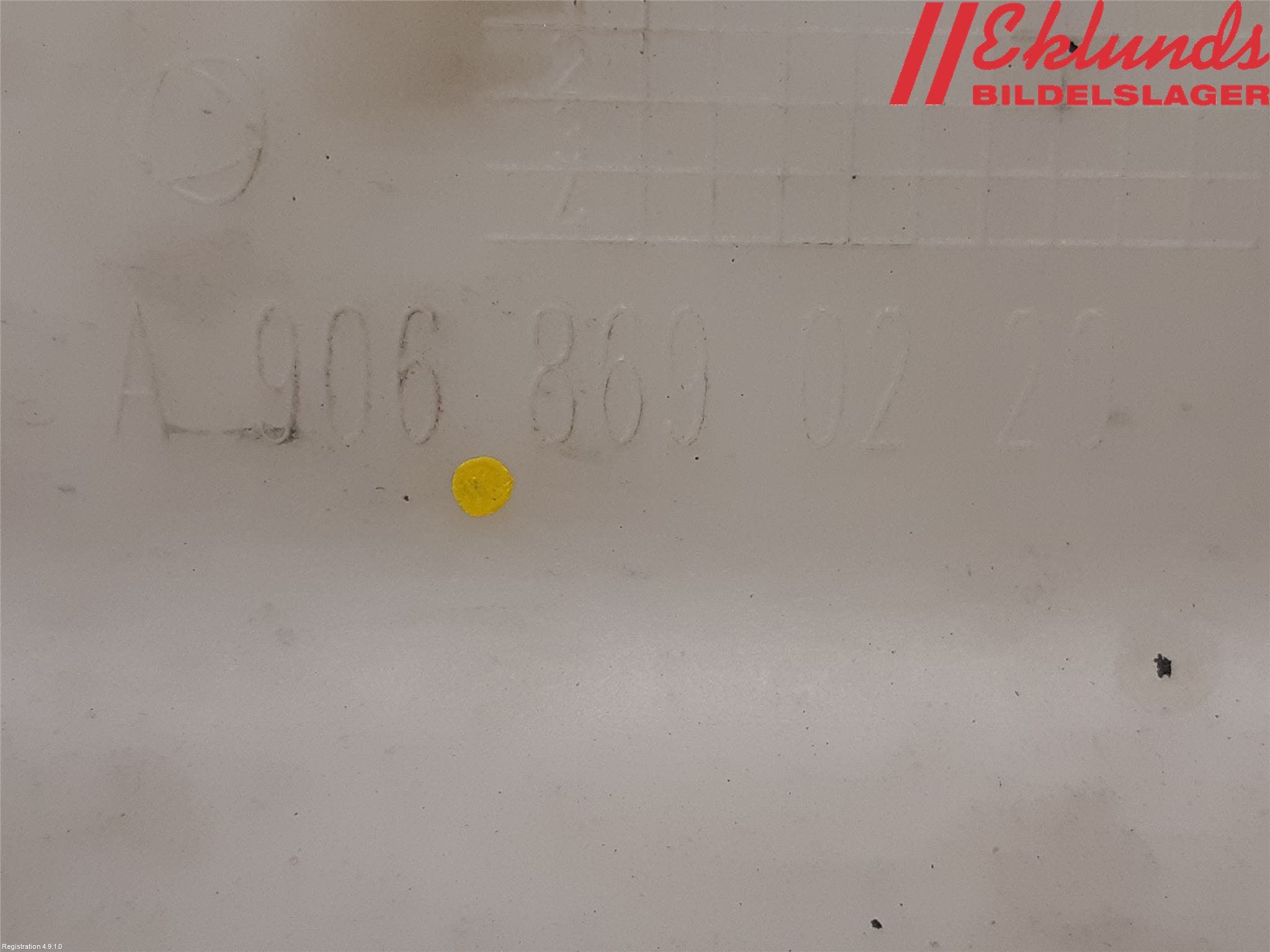 Mercedes-Benz MB SPRINTER (W906) 06-18 Spolartank Vindruta-Strål