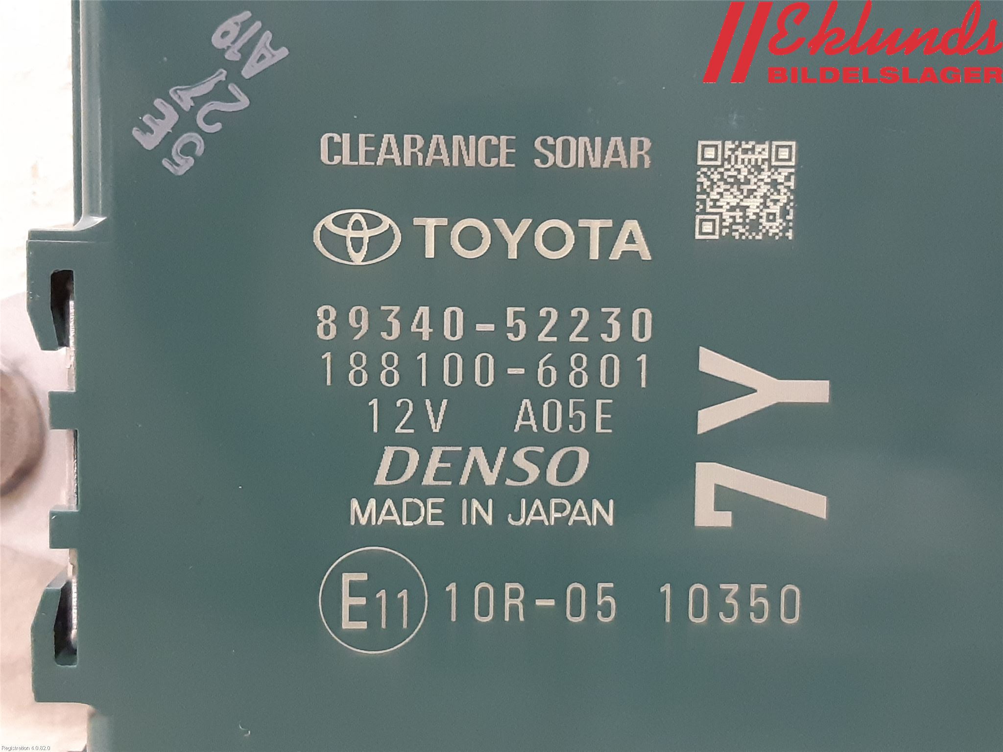 Toyota YARIS CROSS XP21 21- Styrenhet Parkeringshjälp