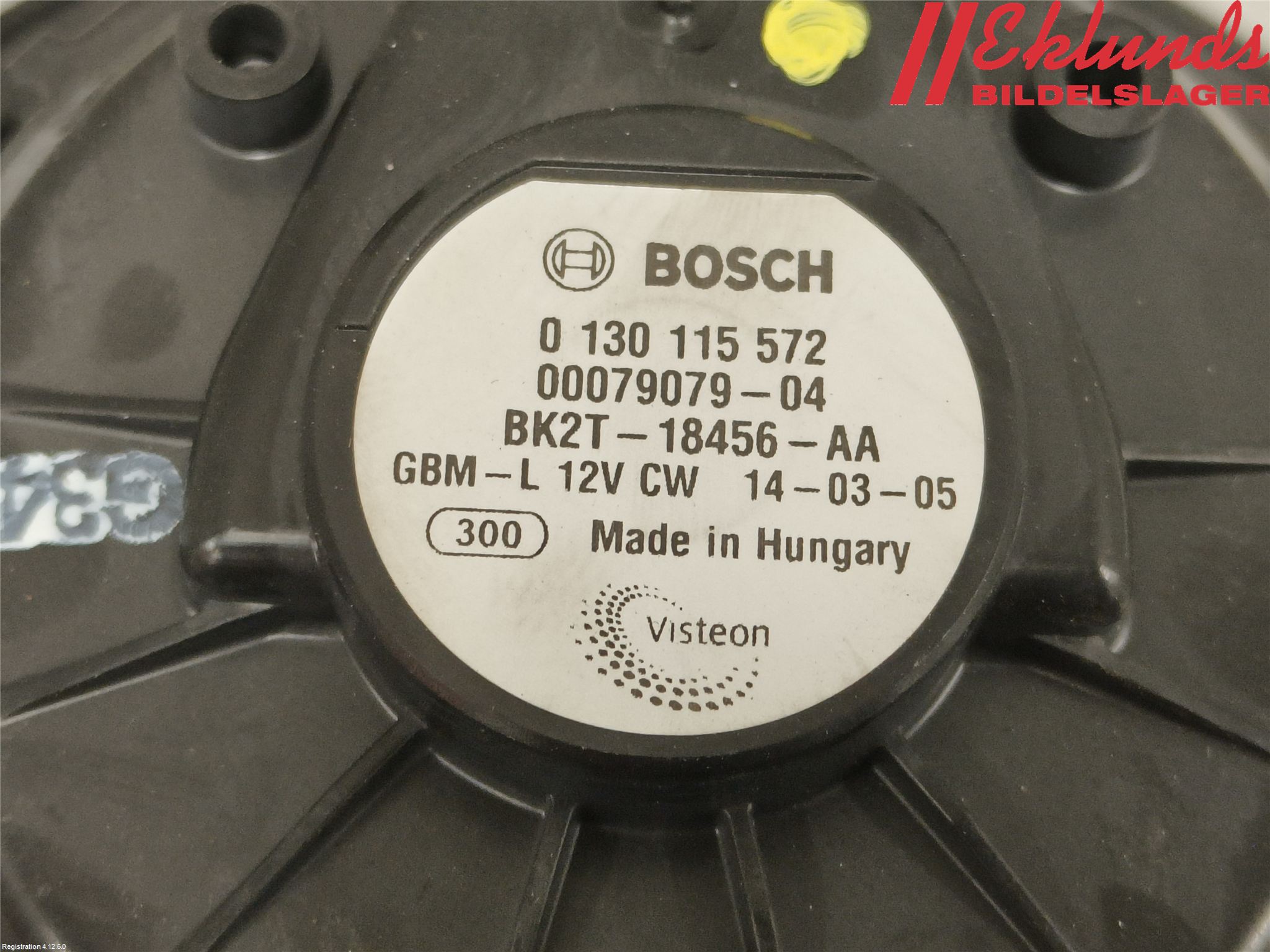 Ford TRANSIT/TOURNEO CUSTOM 13-24 Värmefläkt