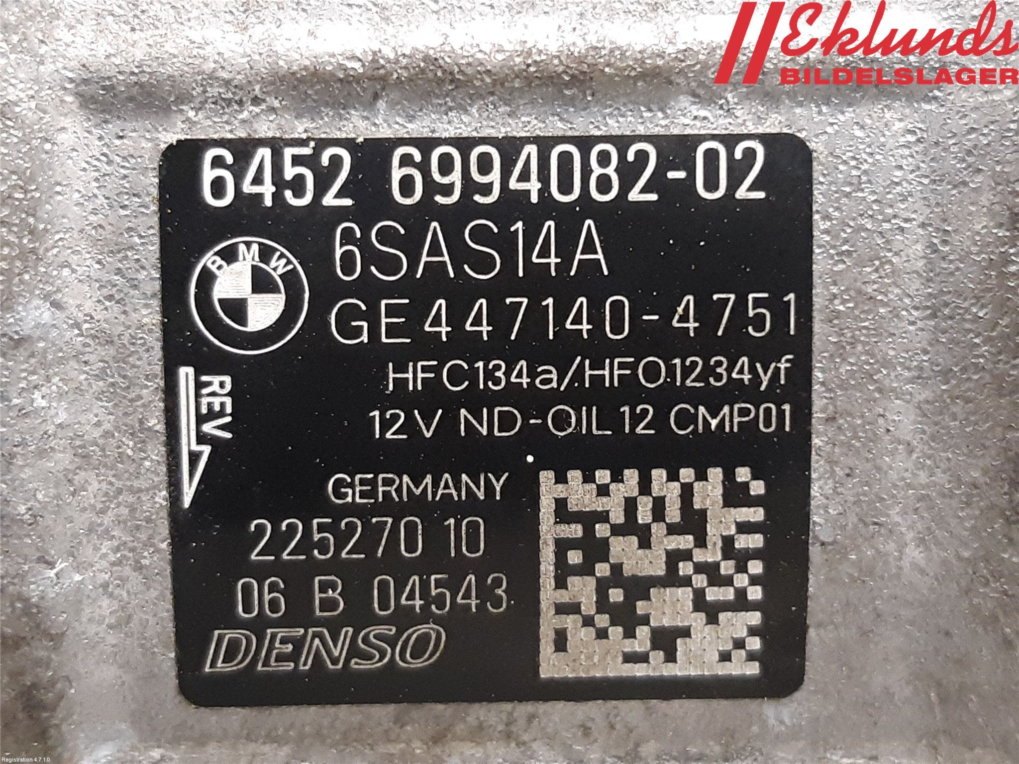 BMW X3 G01 18- Ac Kompressor