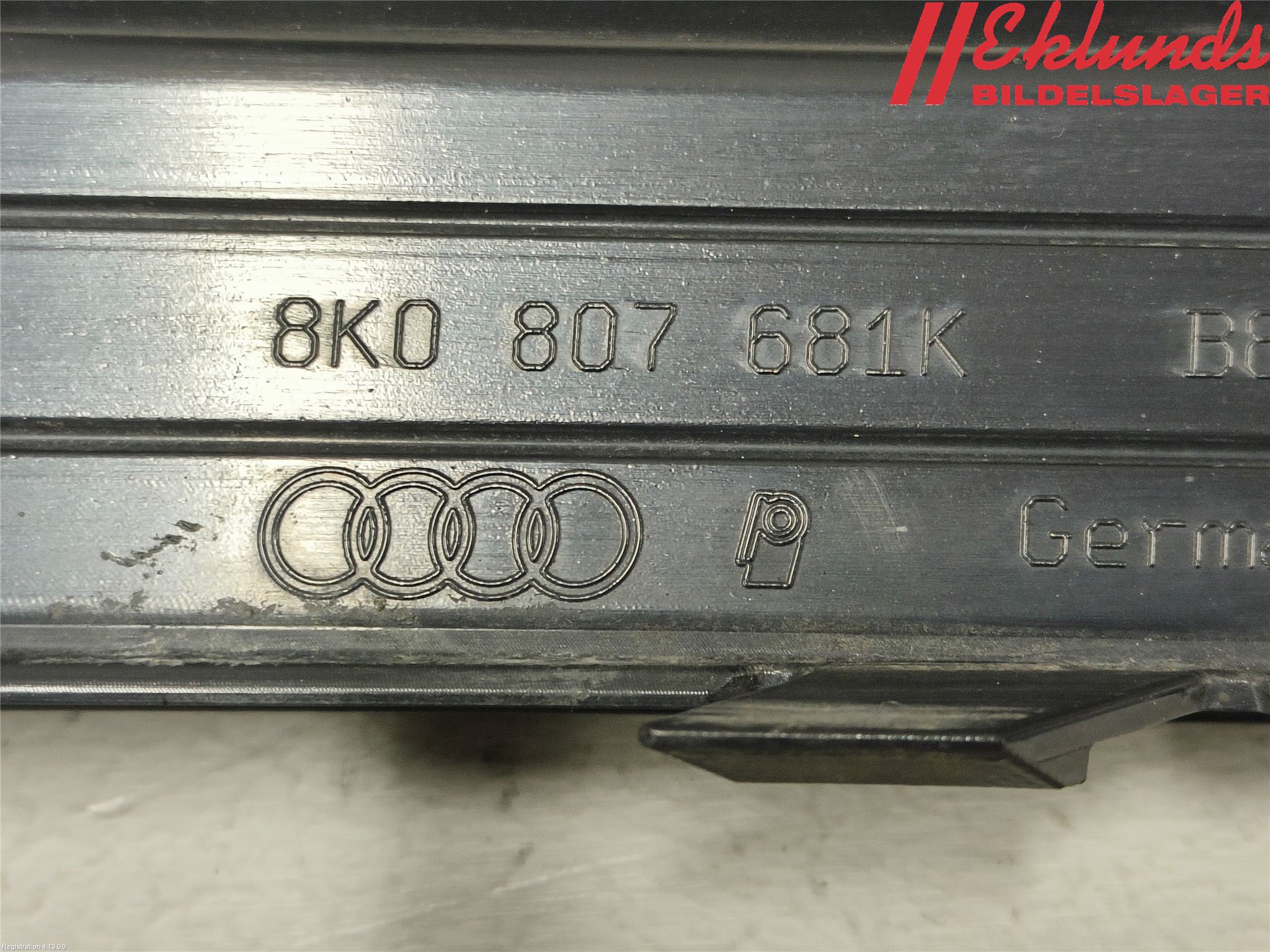 Audi A4 12-15 Dimljussarg Fram