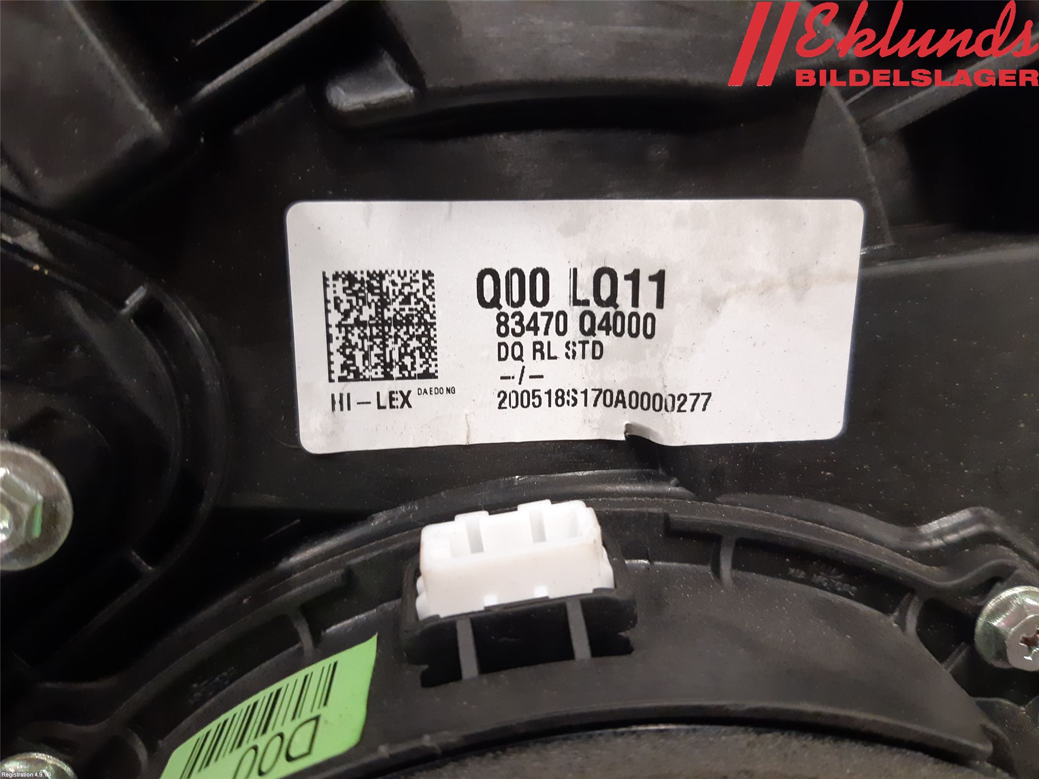 Kia NIRO (DE) 17-22 Fönsterhiss El Kompl