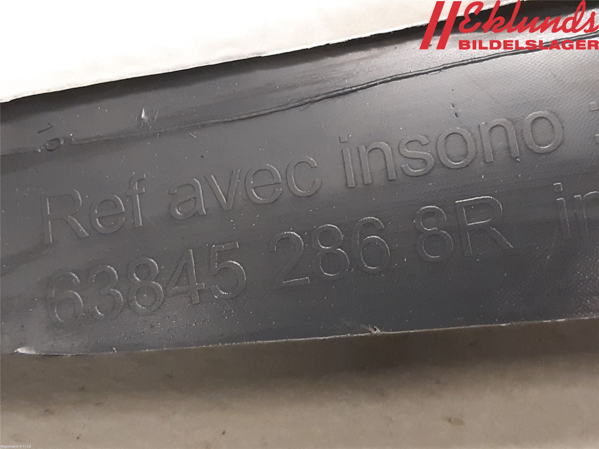 Renault MEGANE III 09-15 Skärm Inner