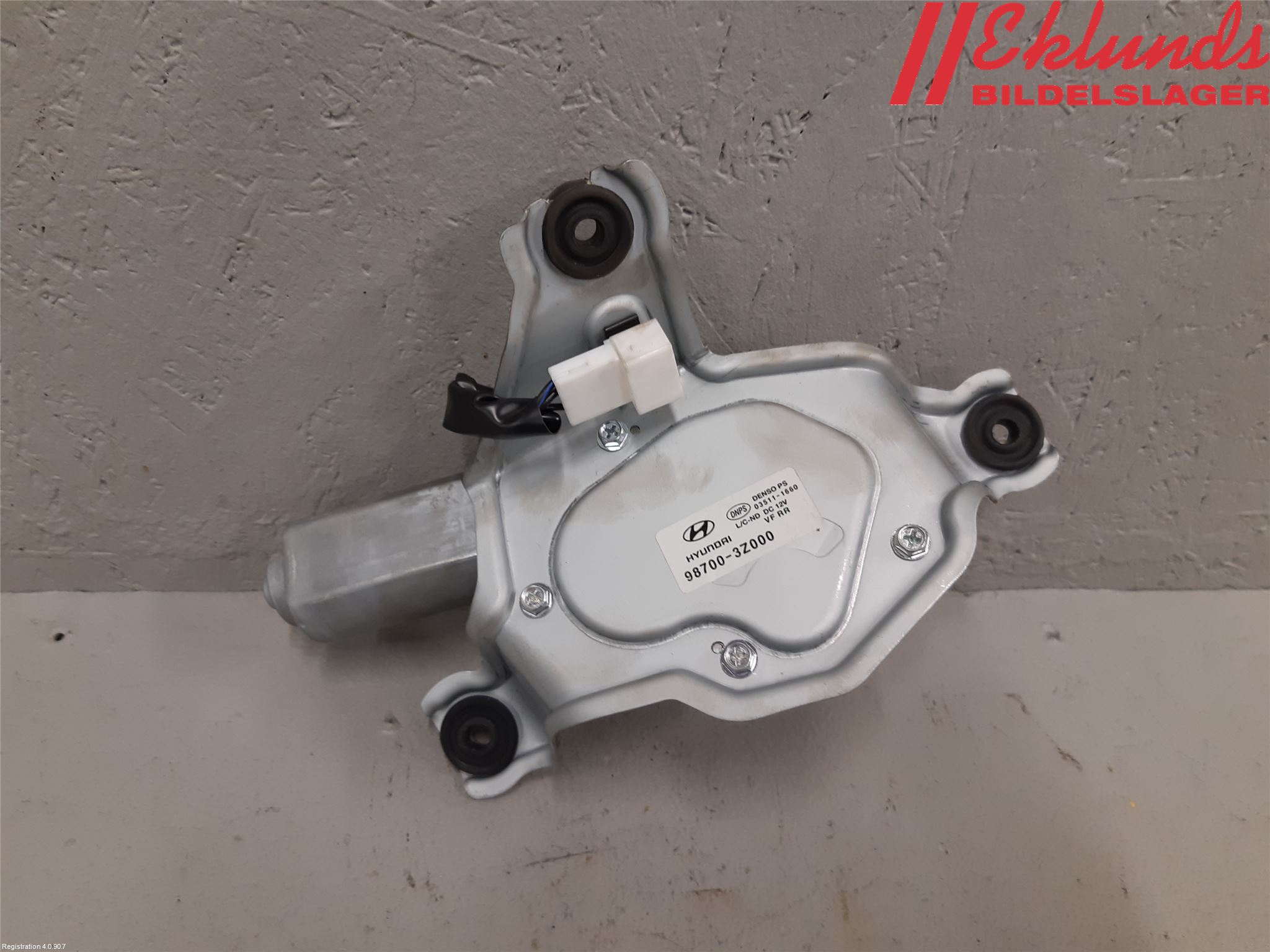 Hyundai i40 08-15 Torkarmotor Baklucka