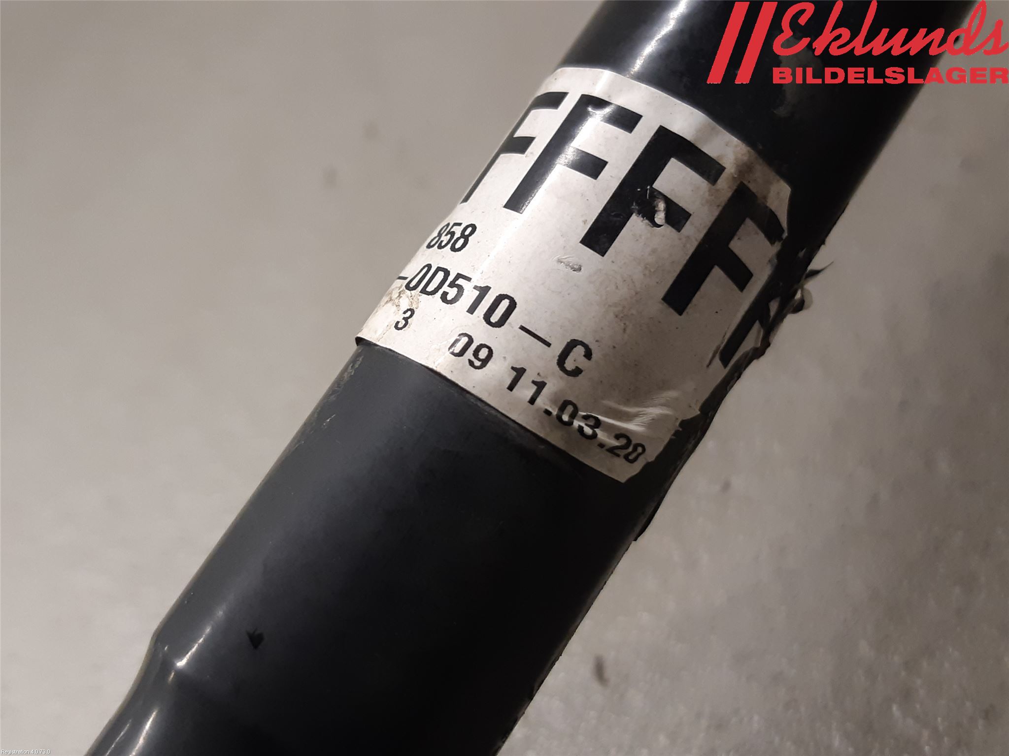 Toyota YARIS XP130 15-20 Drivaxel Fram Höger