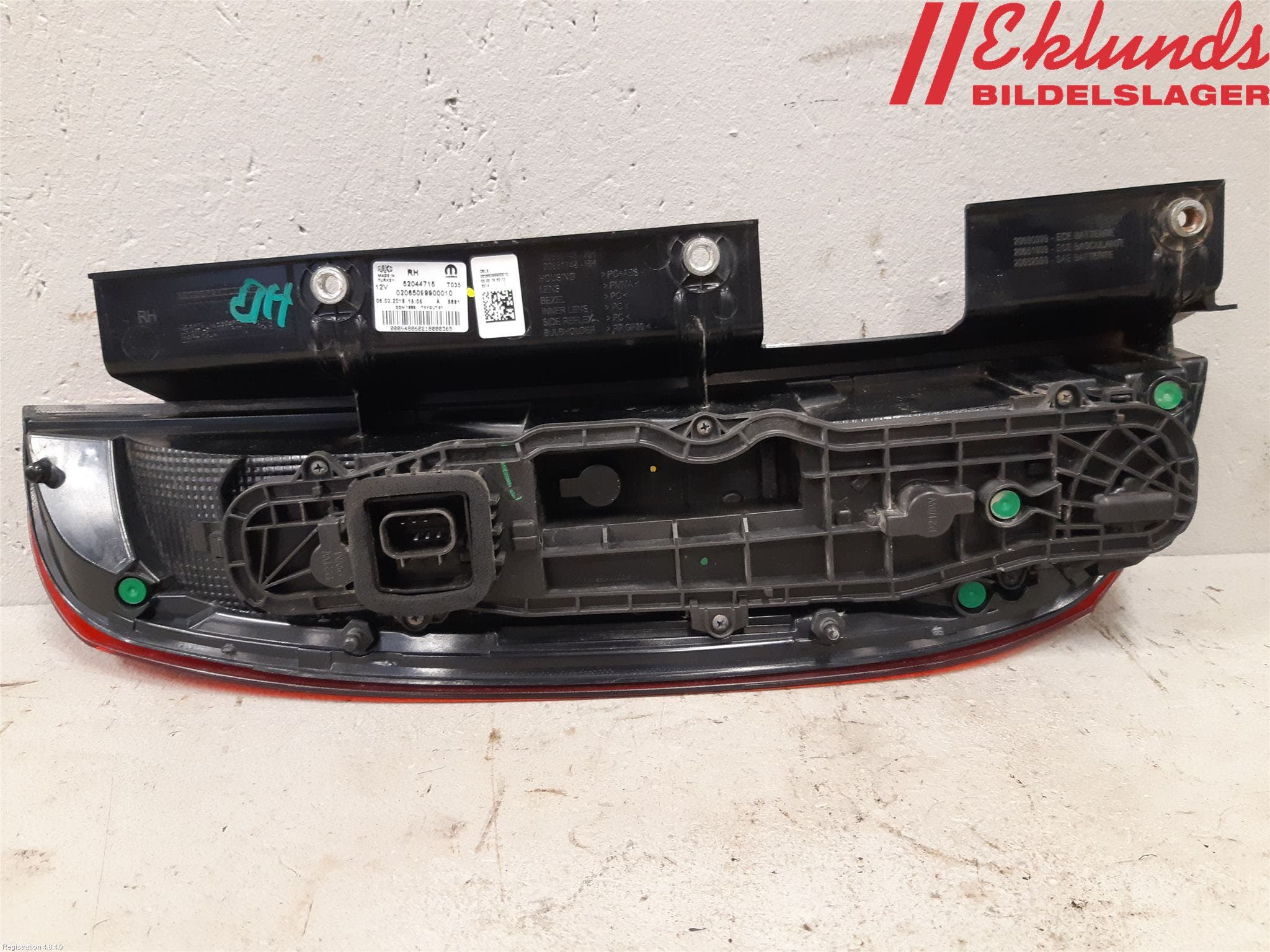 Fiat DOBLO CARGO Bakljus Höger