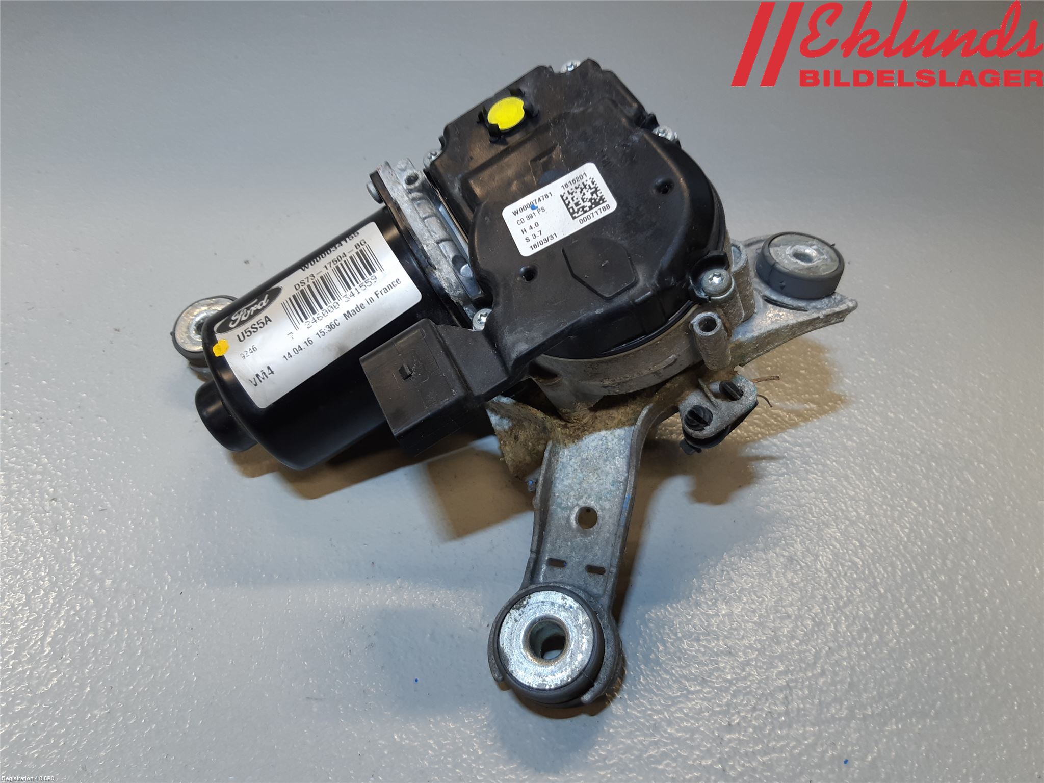 Ford MONDEO 15-22 Torkarmotor Vindruta