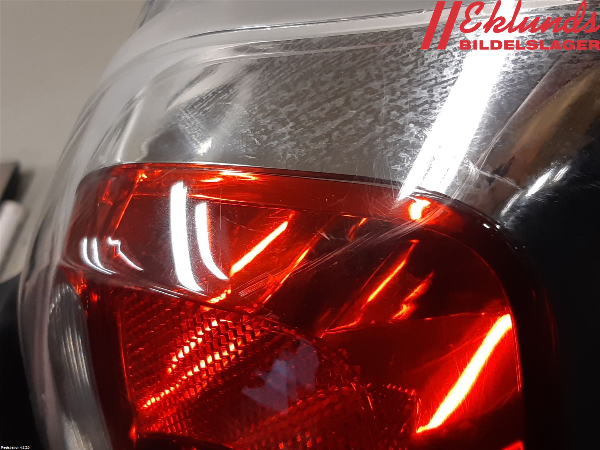 Fiat 500 07- Bakljus Höger