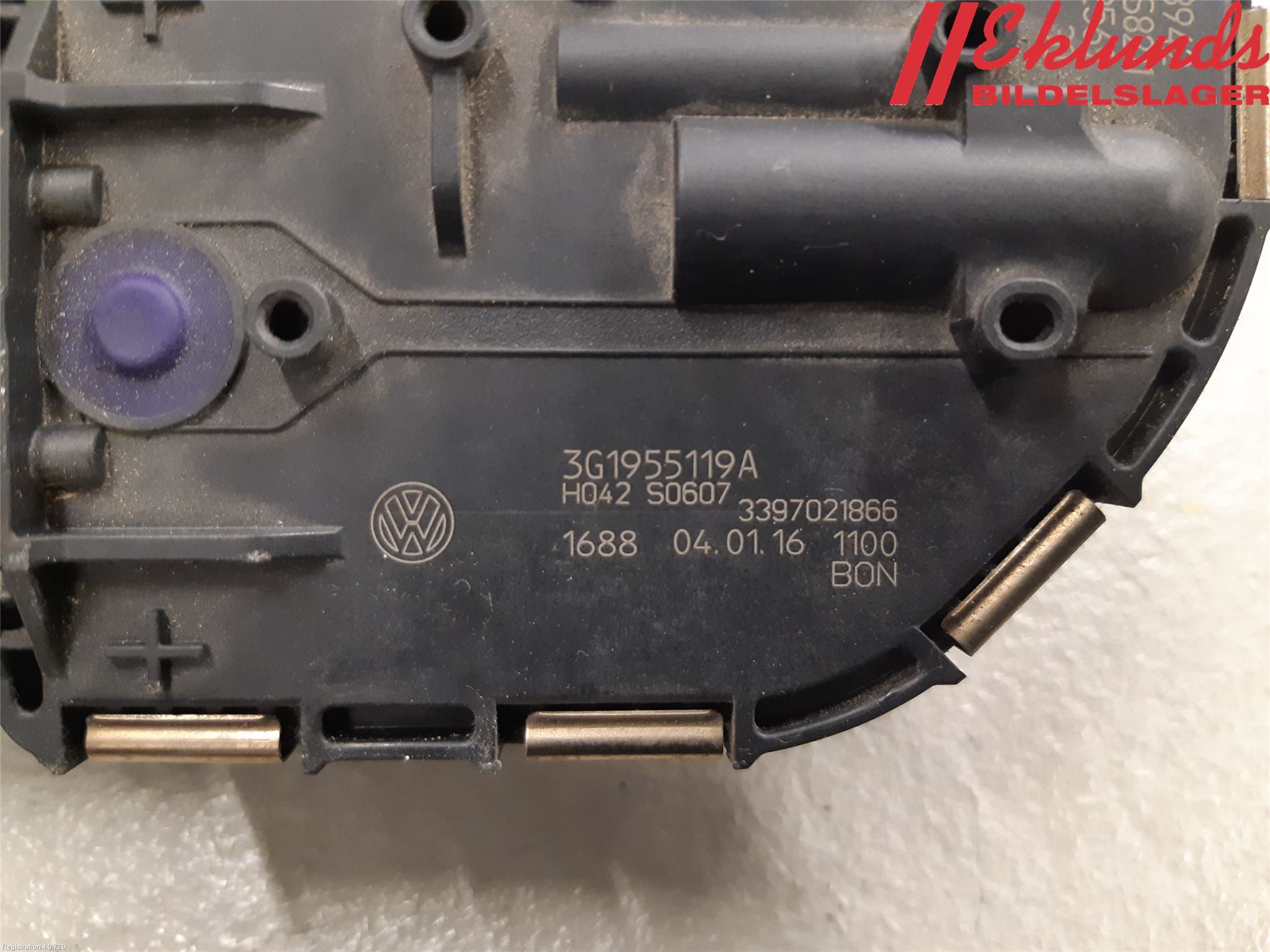 Volkswagen VW PASSAT 15-19 Torkarmotor Vindruta