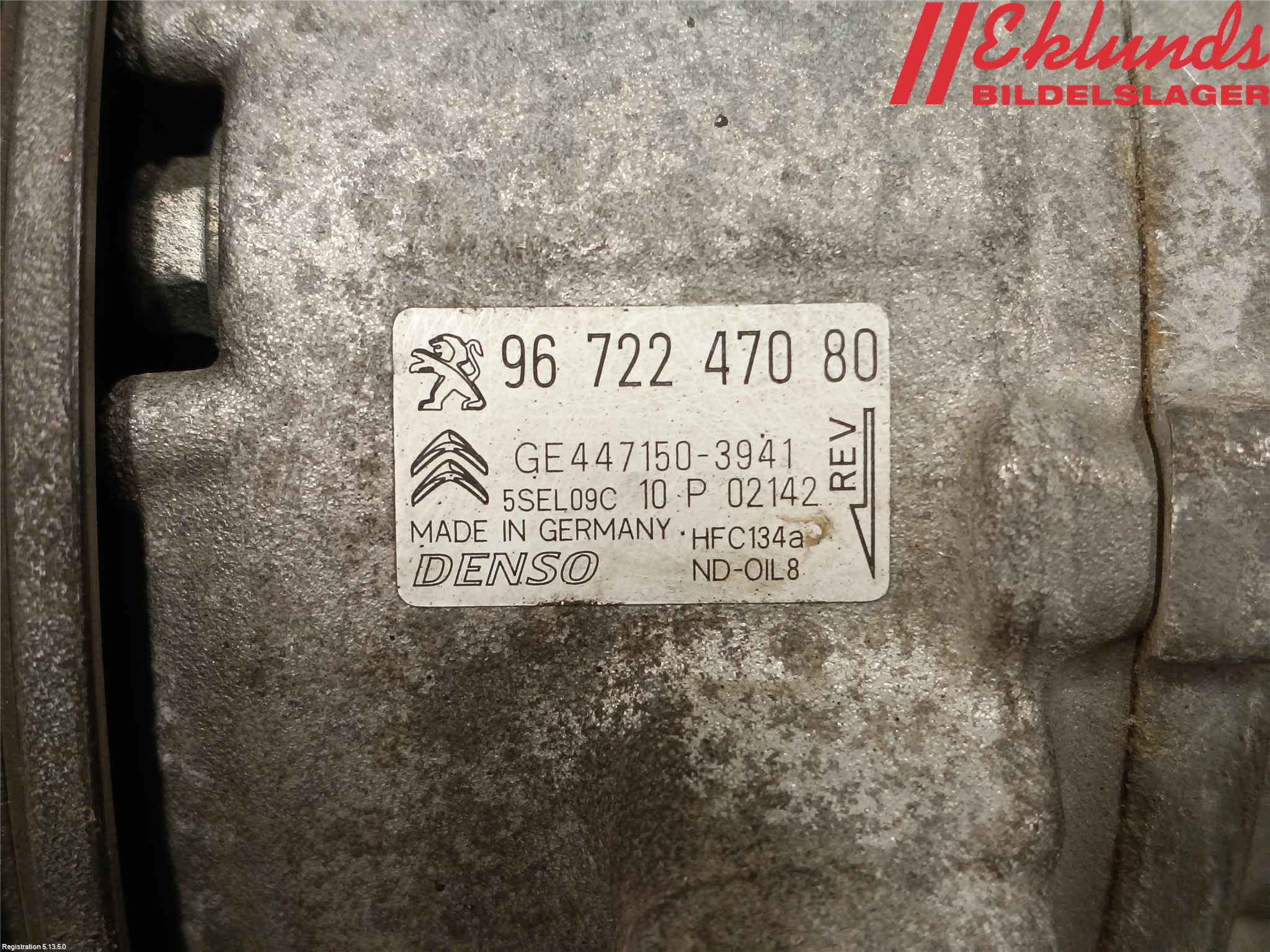 Peugeot 208 12-15 Ac Kompressor