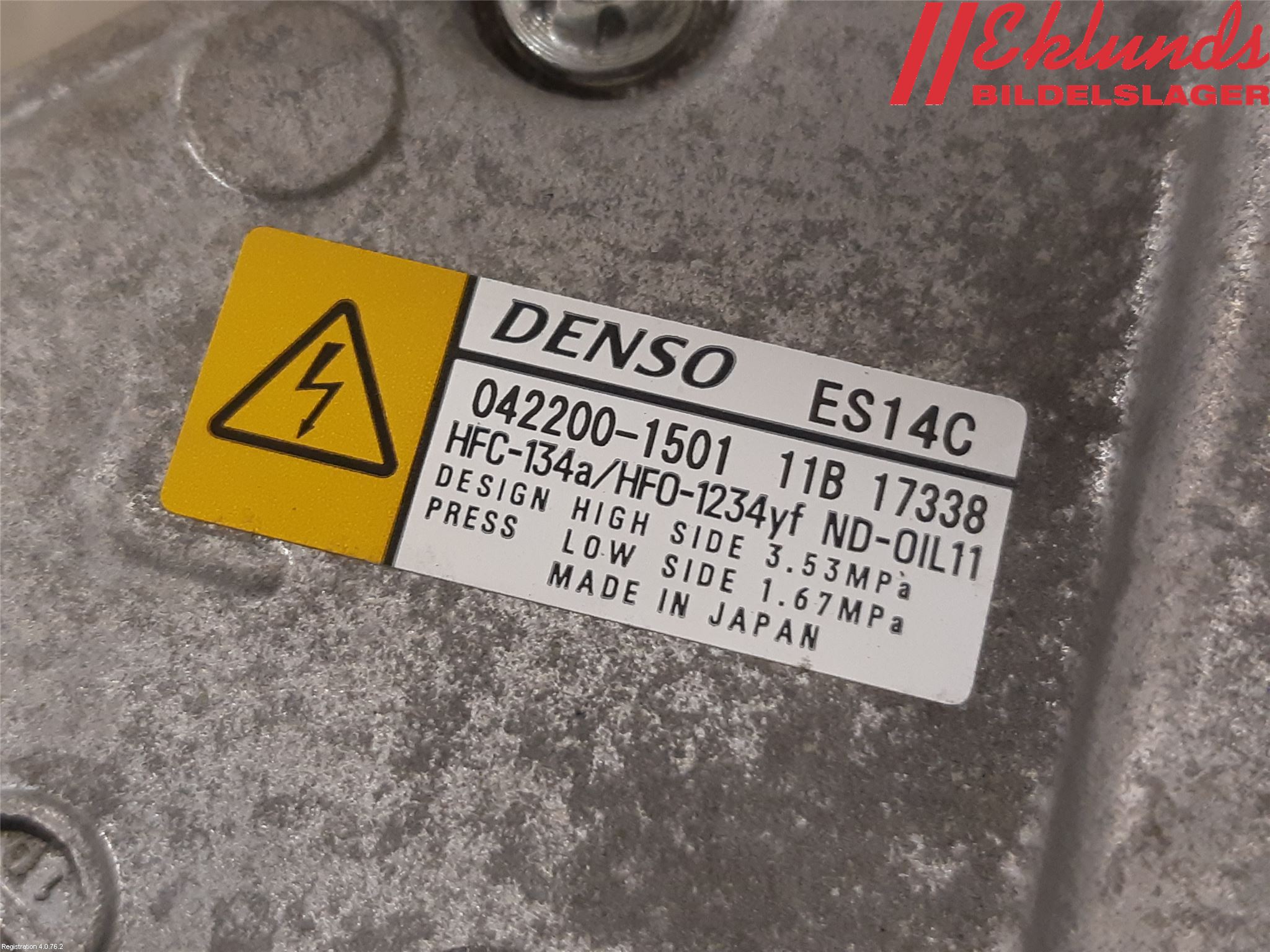 Toyota YARIS XP130 15-20 Ac Kompressor