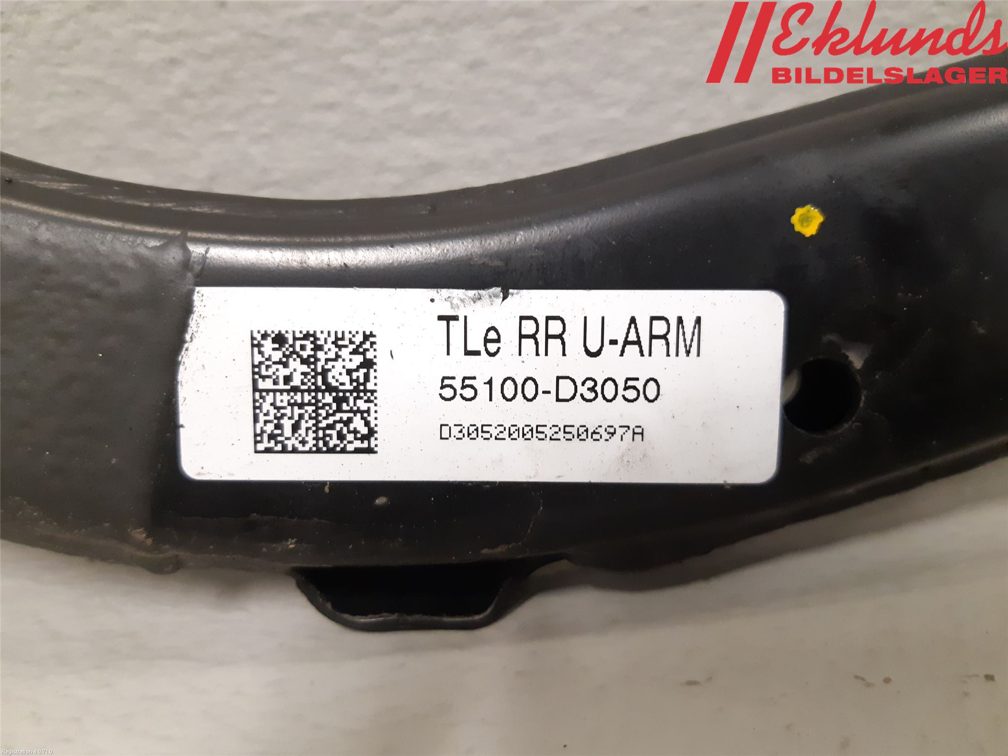 Hyundai TUCSON 05- Bärarm Bak Höger