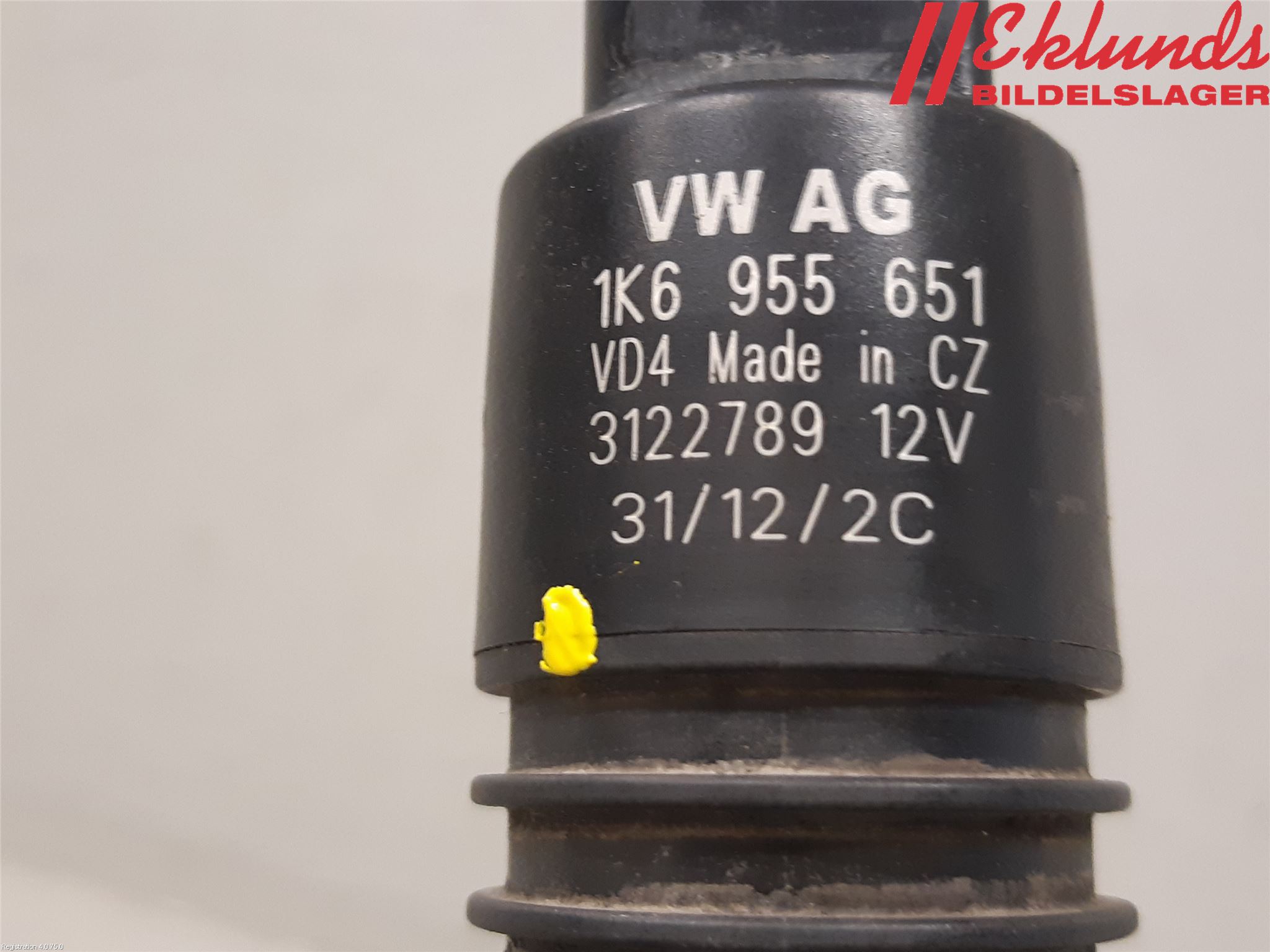 Volkswagen VW PASSAT 11-14 Spolarpump Vindruta