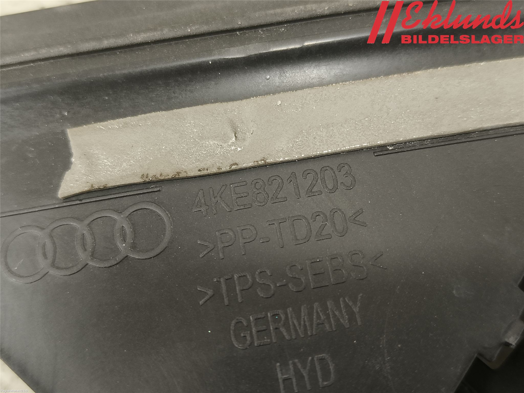 Audi E-TRON, S GE 19- List Framskärm Vä